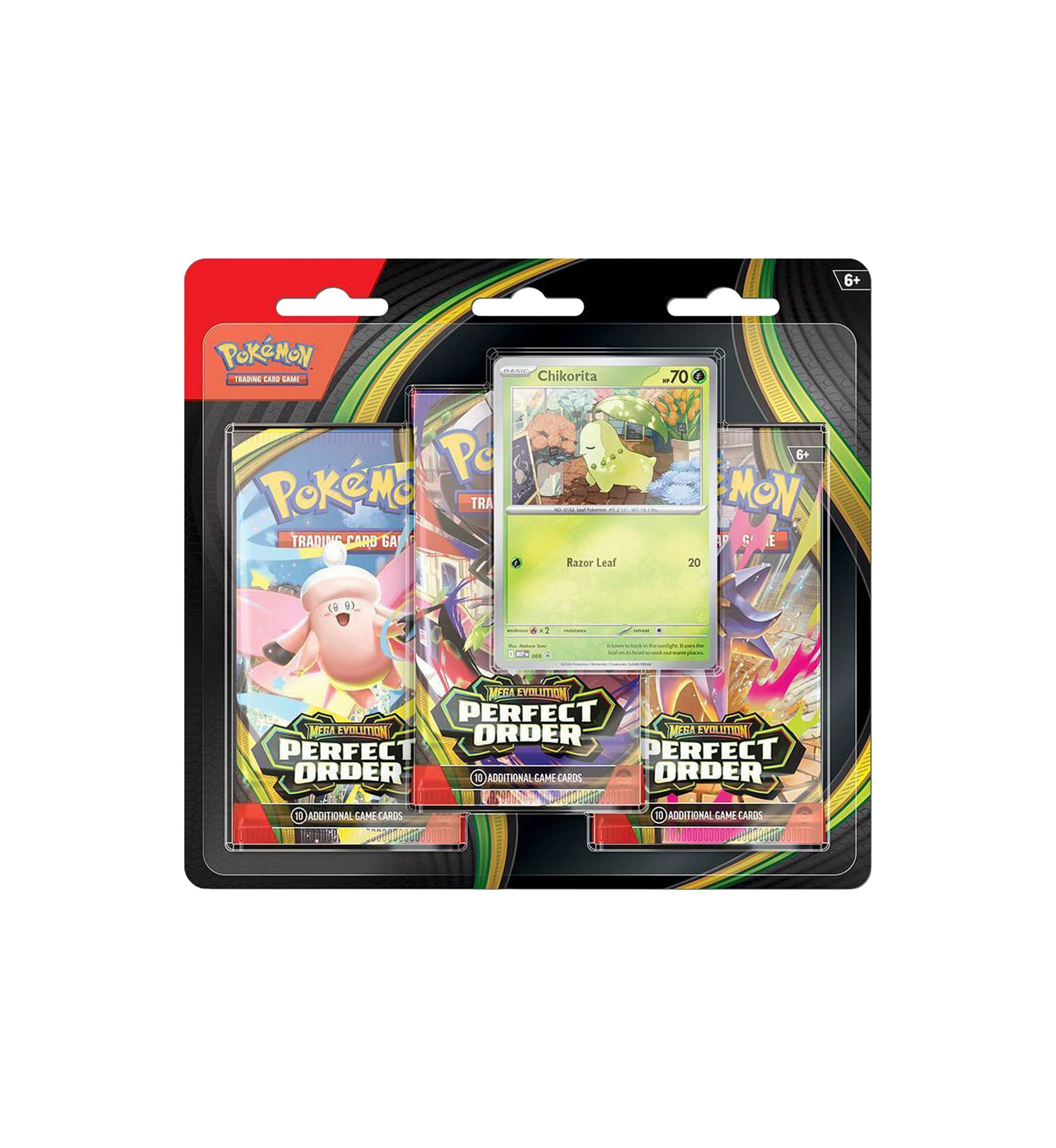 Pokémon Mega Evolution: Perfect Order 3-Pack Booster Blister