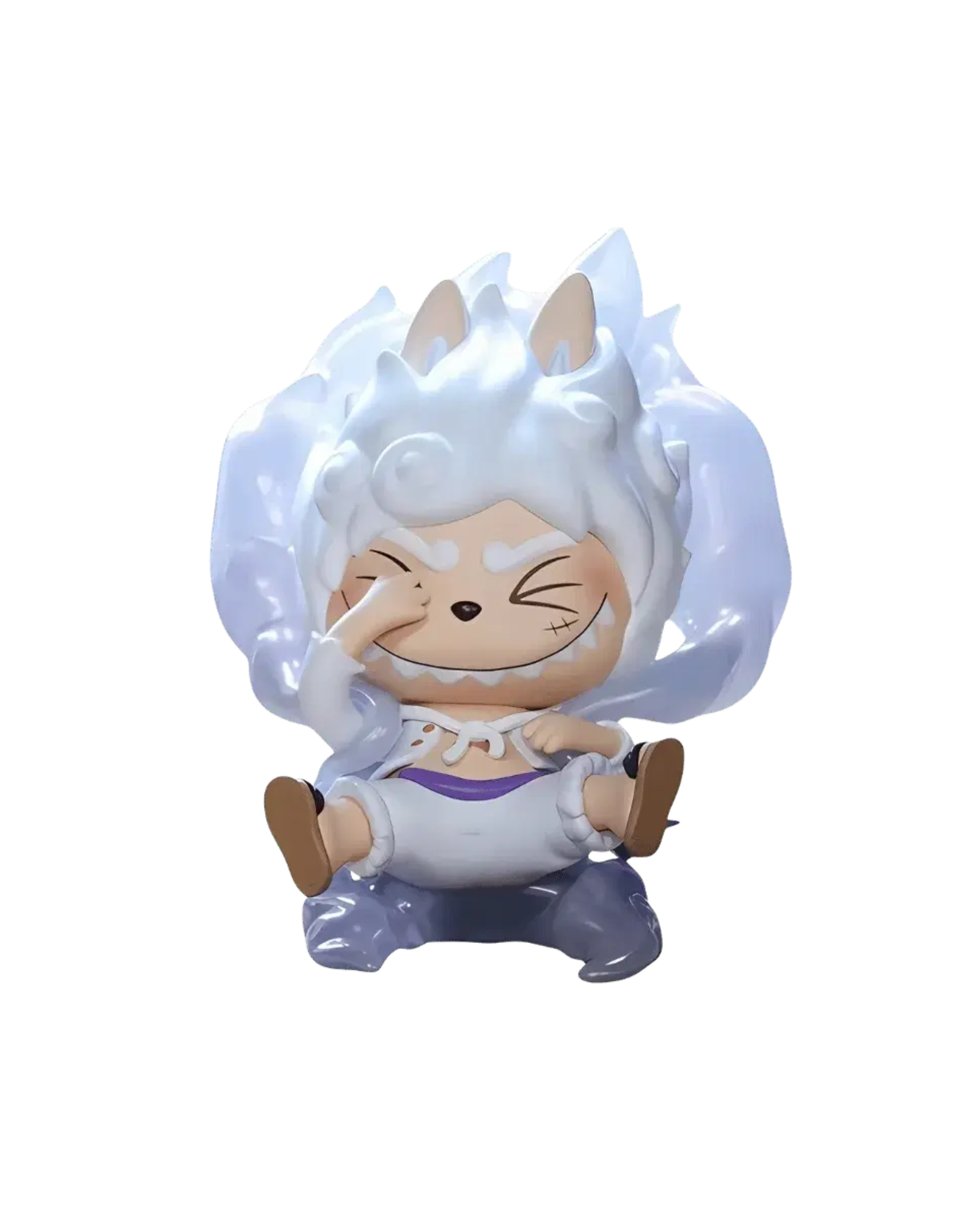 Pop Mart Labubu The Monsters x One Piece Series Monkey.D.Luffy Gear 5 (Secret Edition) Figure