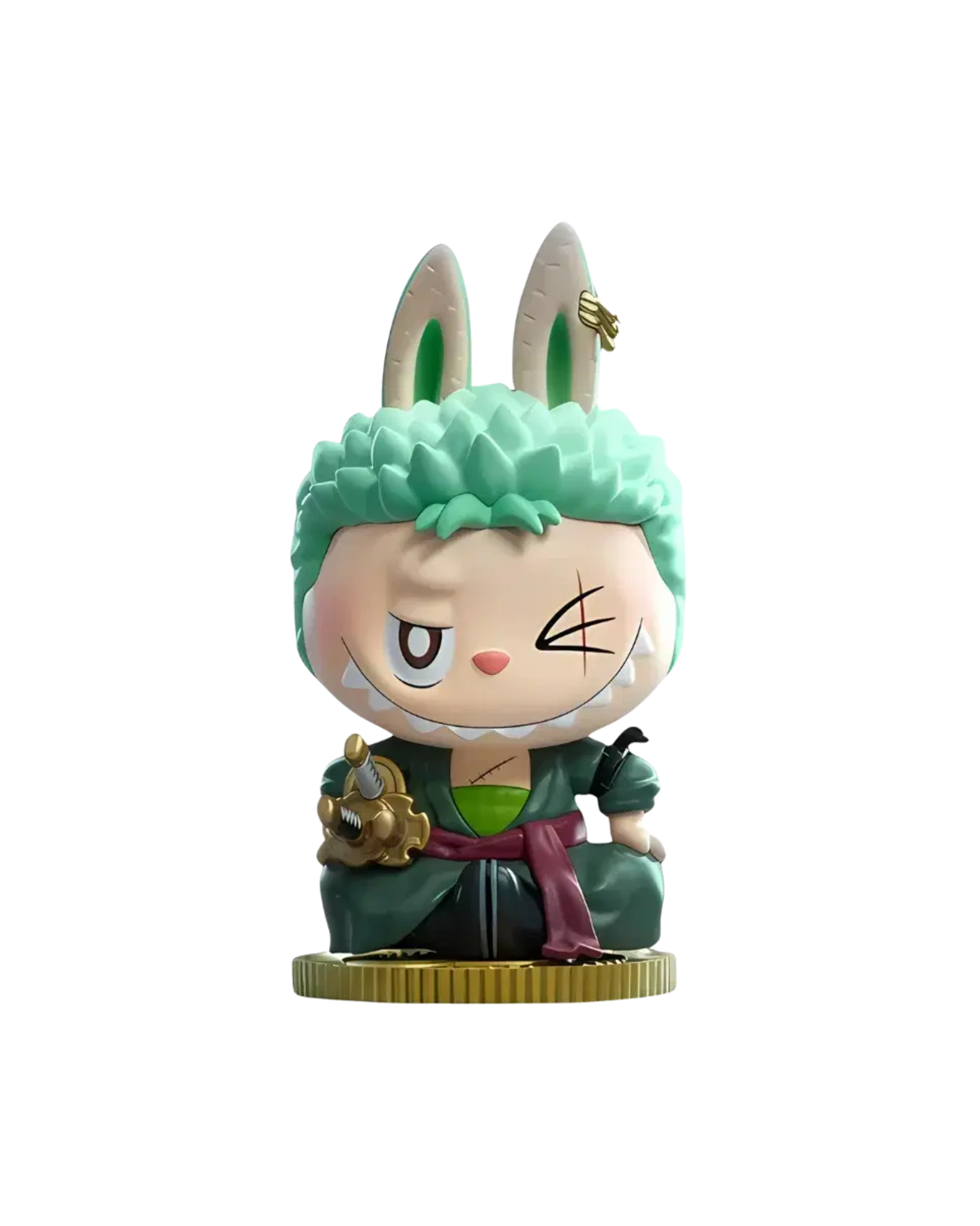 Pop Mart Labubu The Monsters x One Piece Series Roronoa Zoro Figure