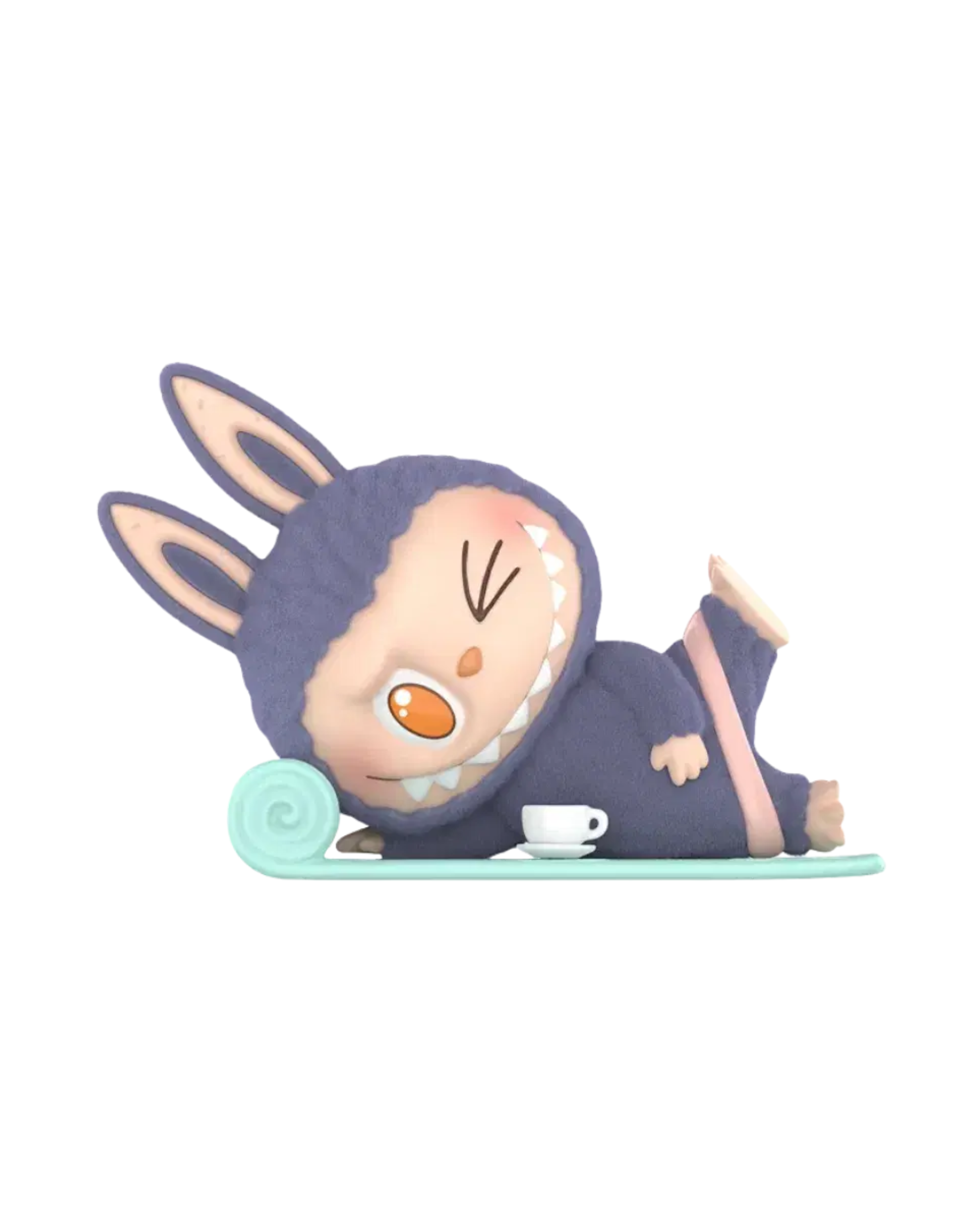 Pop Mart THE MONSTERS Labubu Lazy Yoga Series Americano Figure