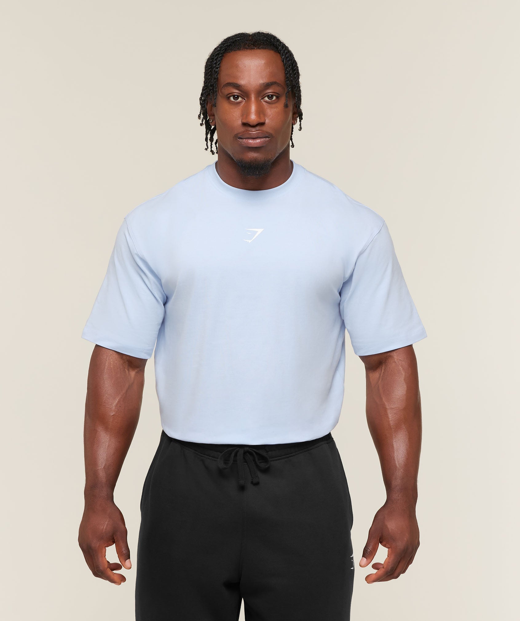 Gymshark Power T-Shirt 'Tranquil Blue'