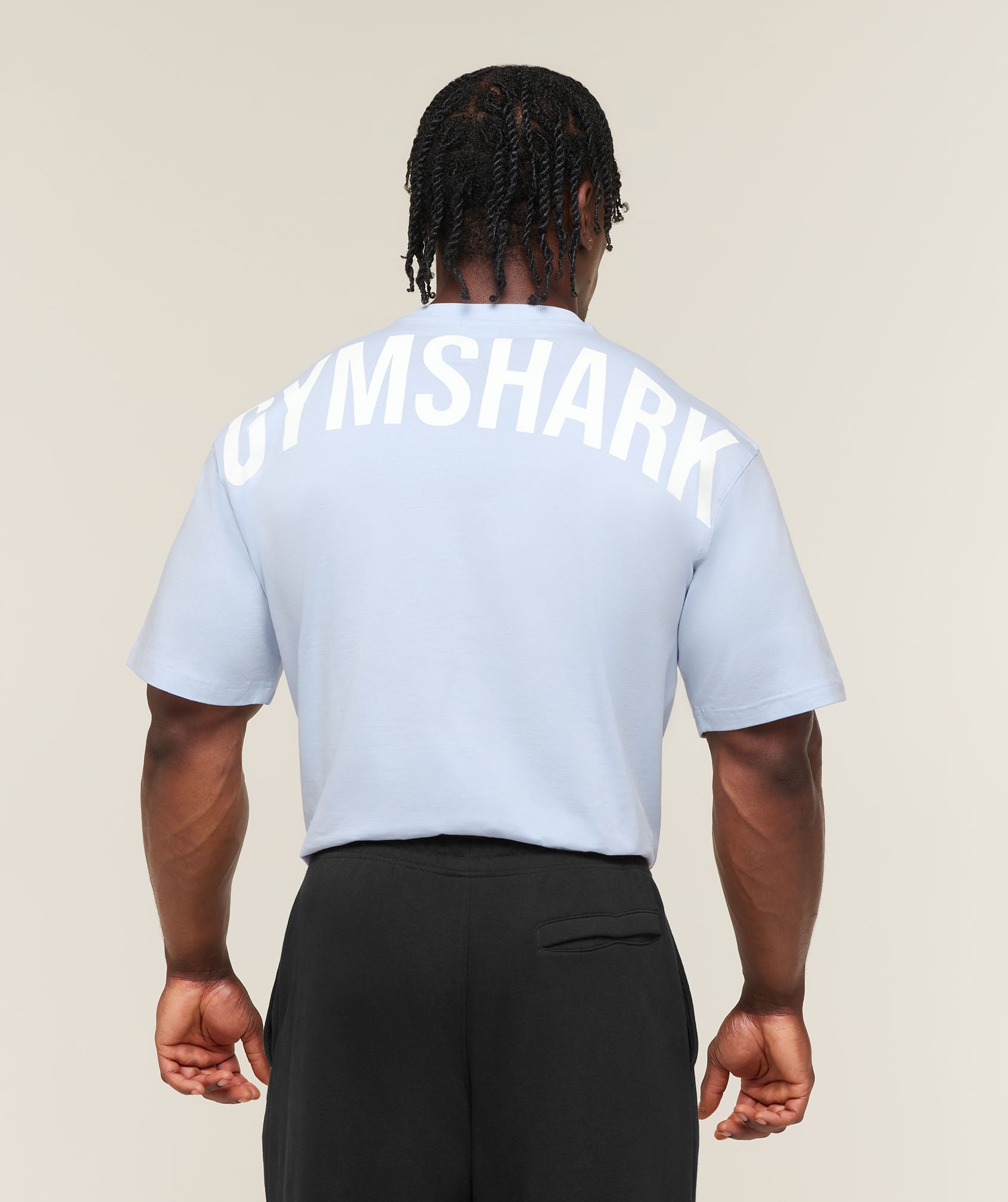 Gymshark Power T-Shirt 'Tranquil Blue'