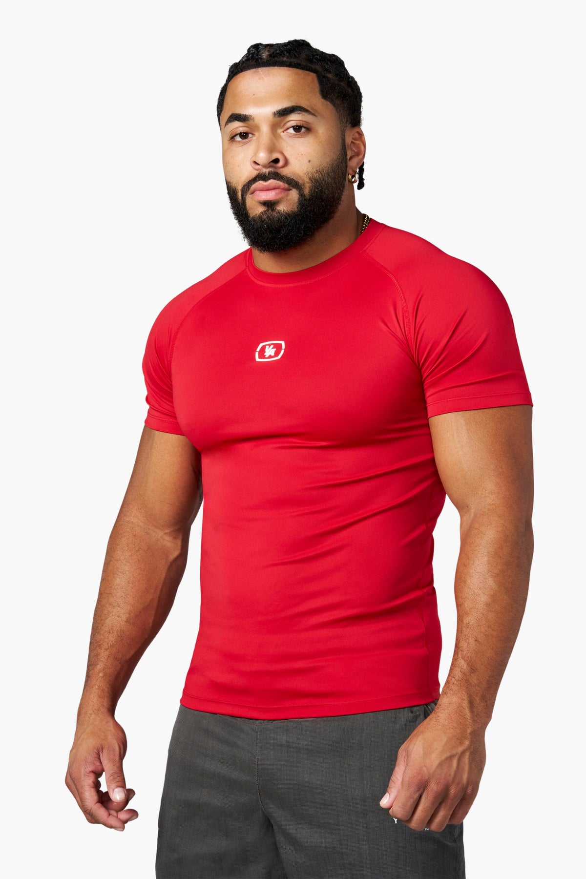 YoungLA 4046 - Form Compression Tees 'Red'