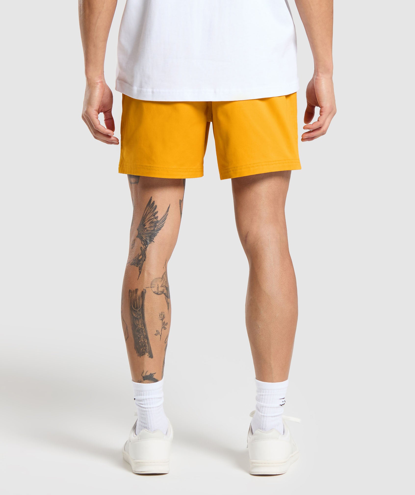 Gymshark Rest Day Woven Shorts Regular Fit Burnt Yellow