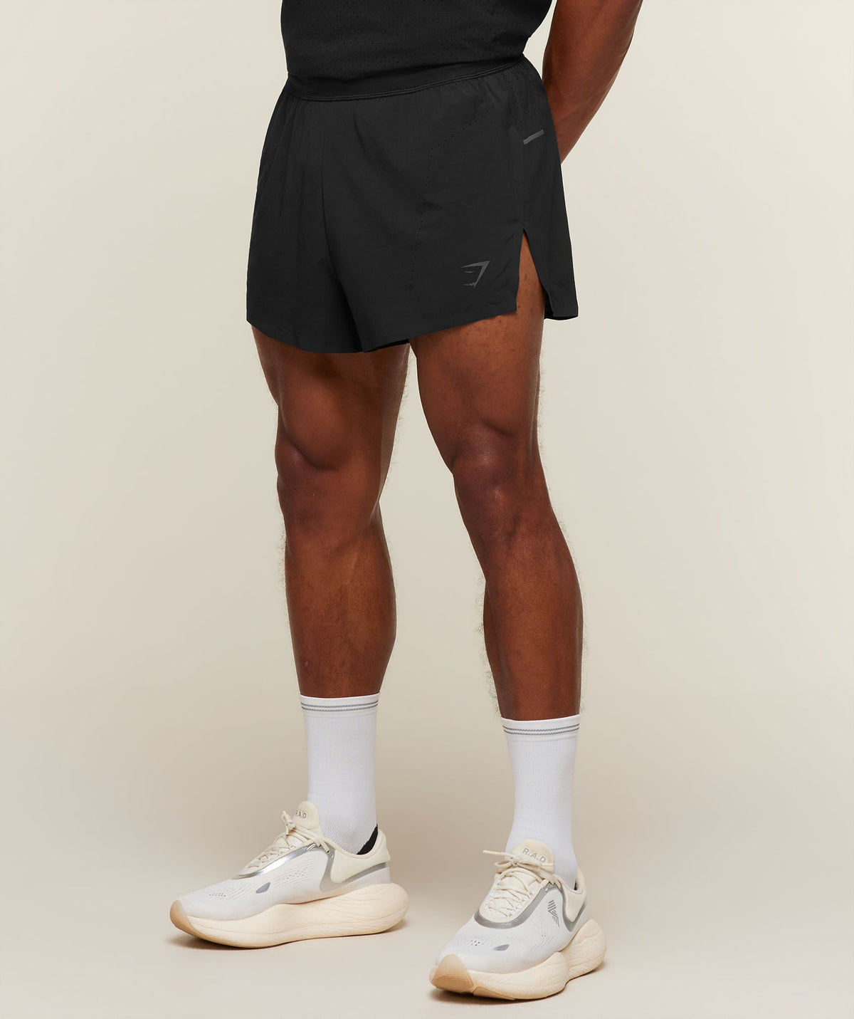 Gymshark Running Elite High Split Race Day Shorts 'Black'