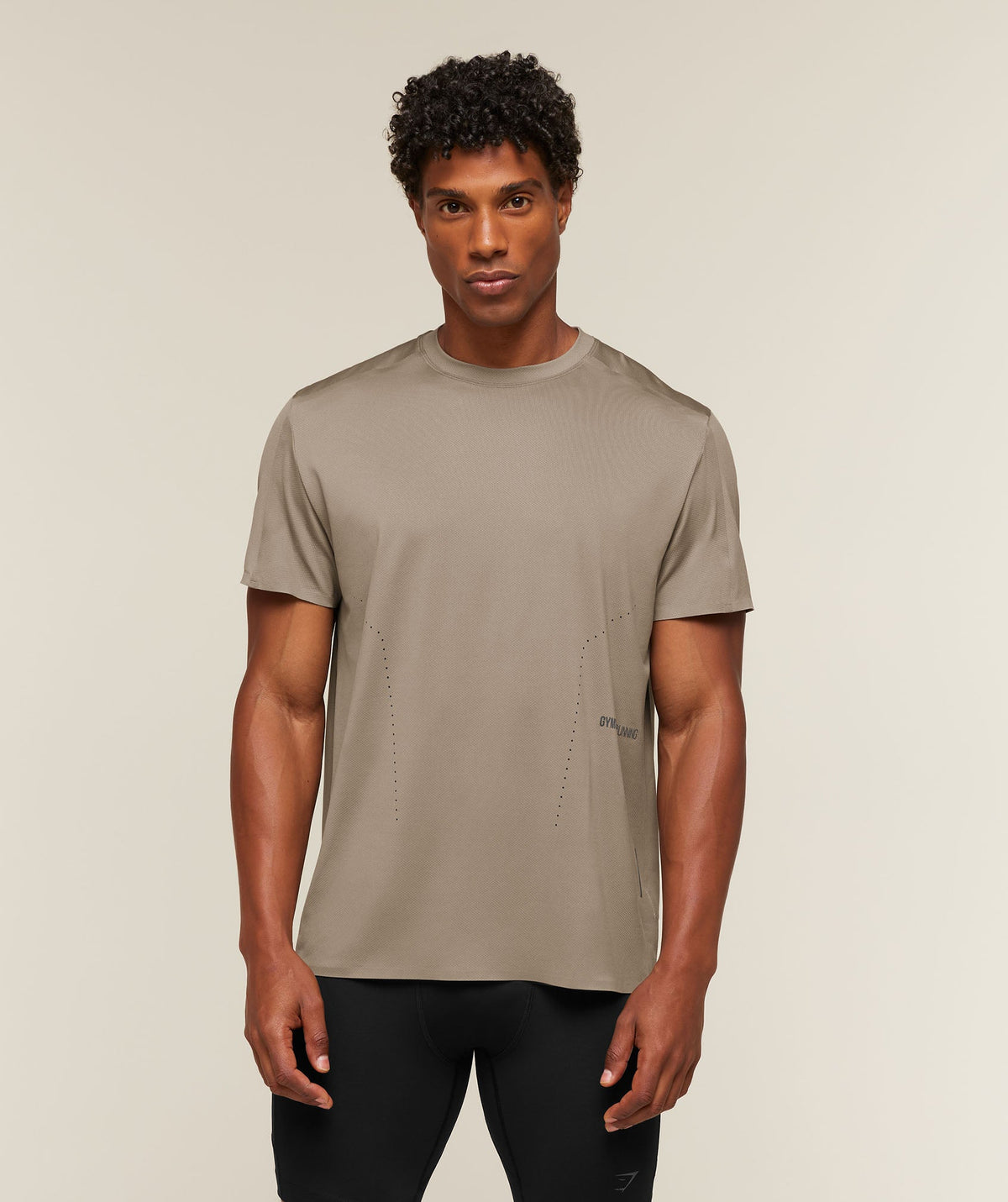 Gymshark Running Elite Reg Fit T-Shirt 'Lifestyle Brown'