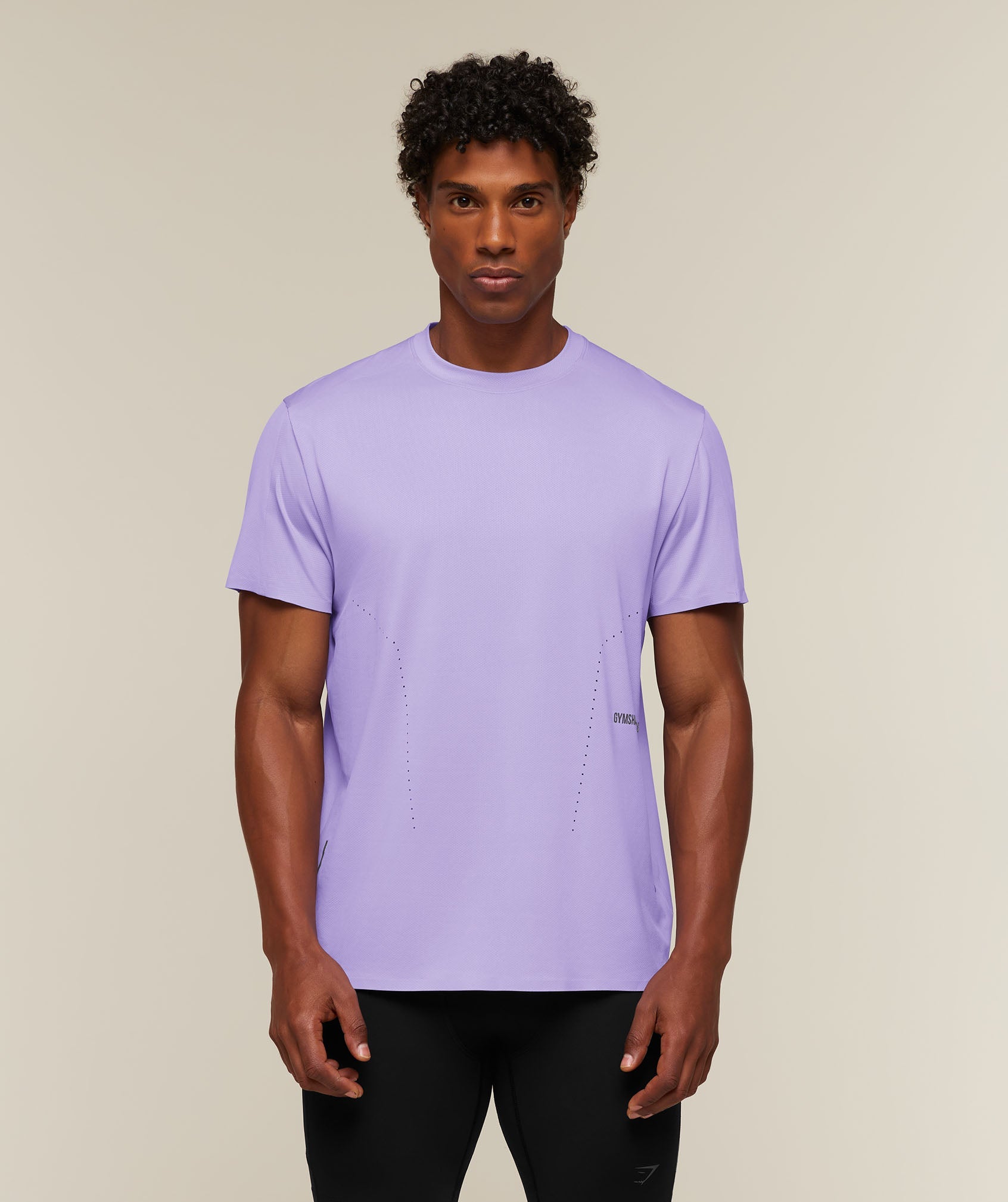 Gymshark Running Elite Reg Fit T-Shirt 'Pace Purple'