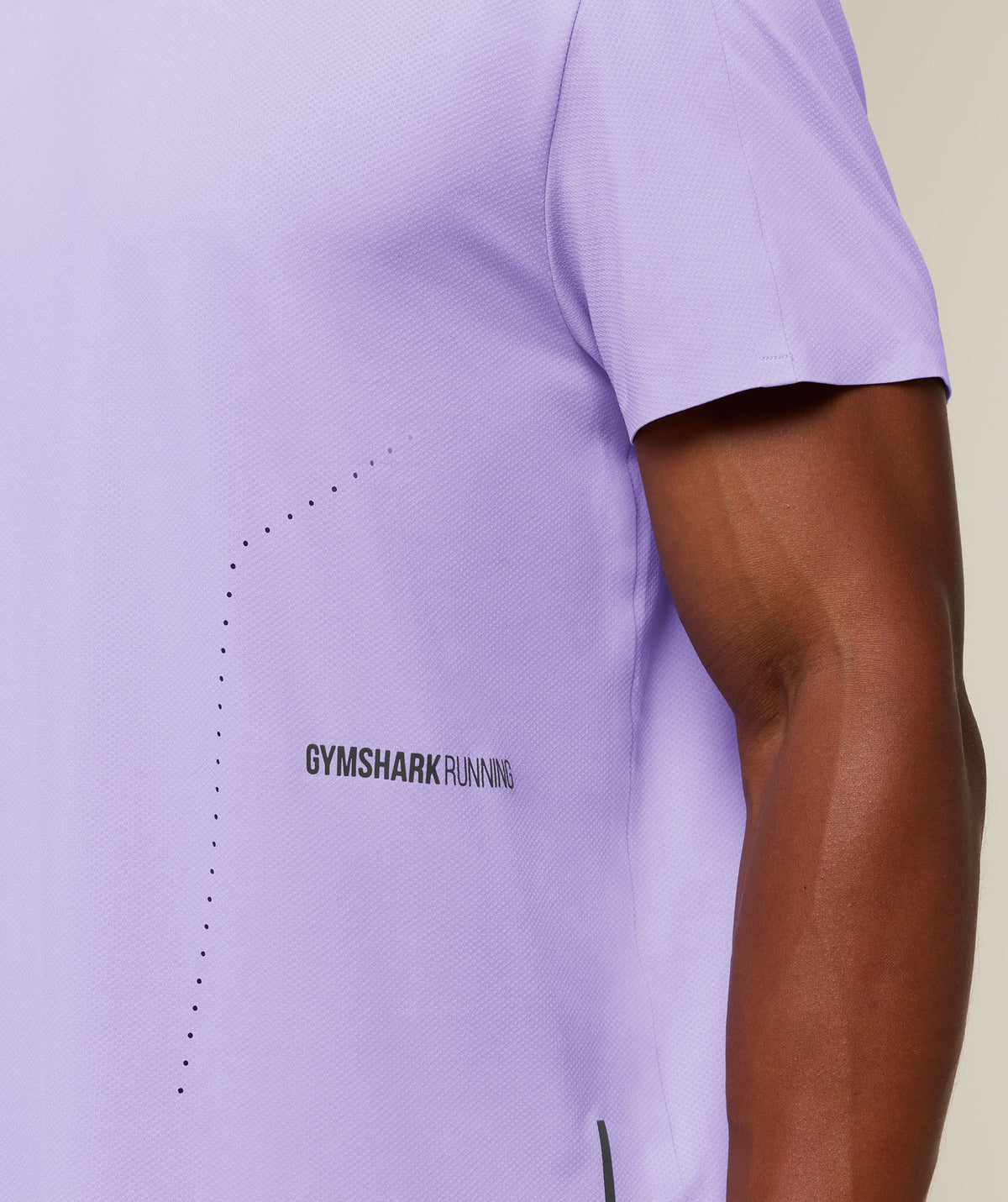 Gymshark Running Elite Reg Fit T-Shirt 'Pace Purple'