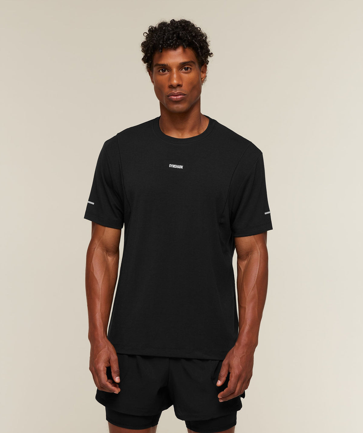 Gymshark Running Boxy T-Shirt 'Black'
