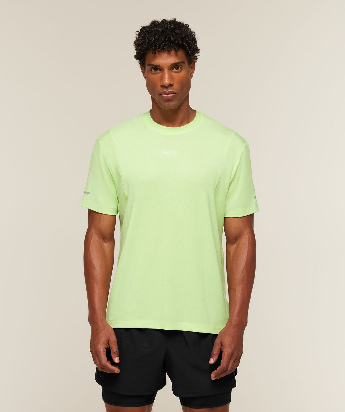 Gymshark Running Boxy T-Shirt 'Pace Green'