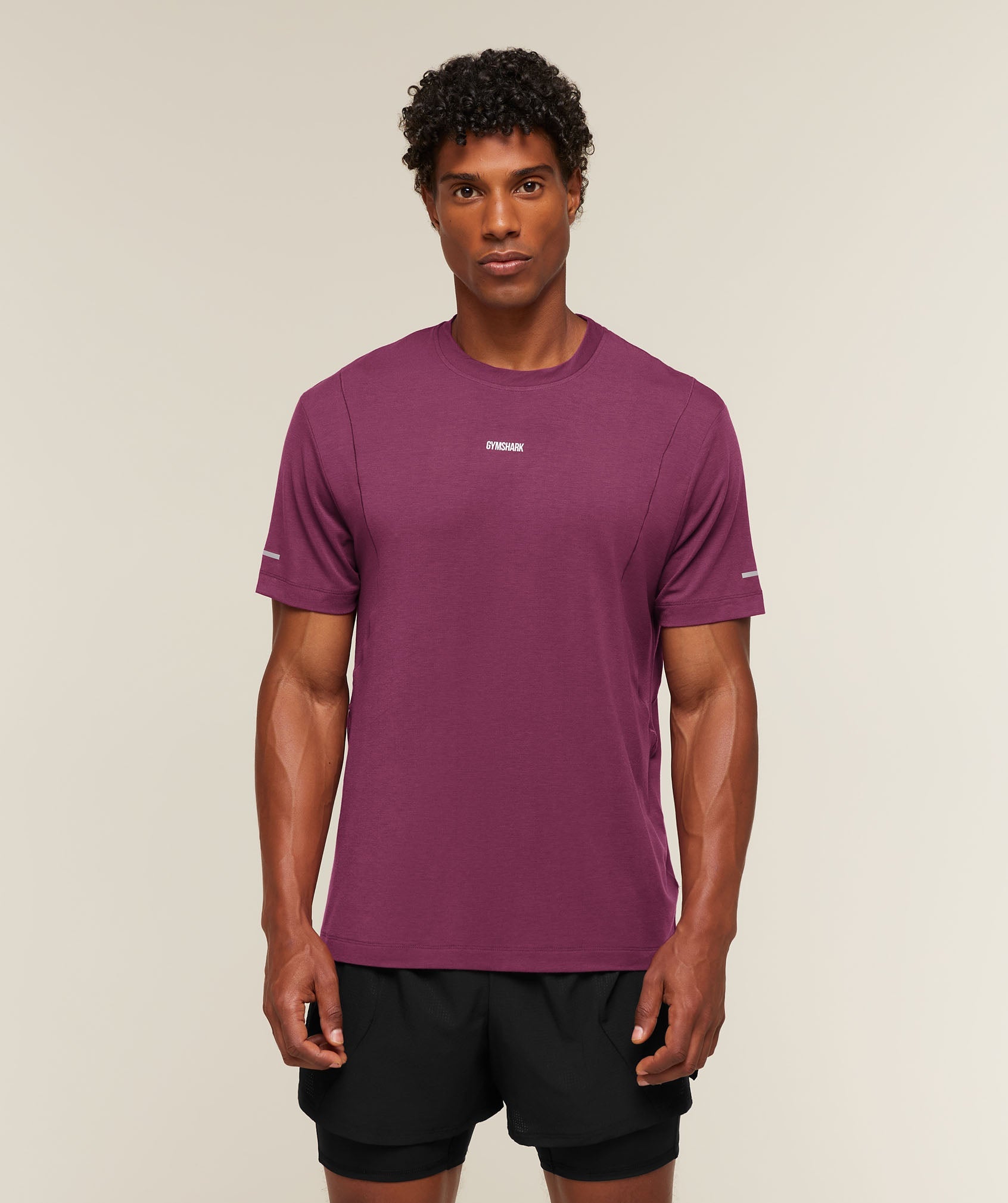 Gymshark Running Boxy T-Shirt 'Strength Pink'
