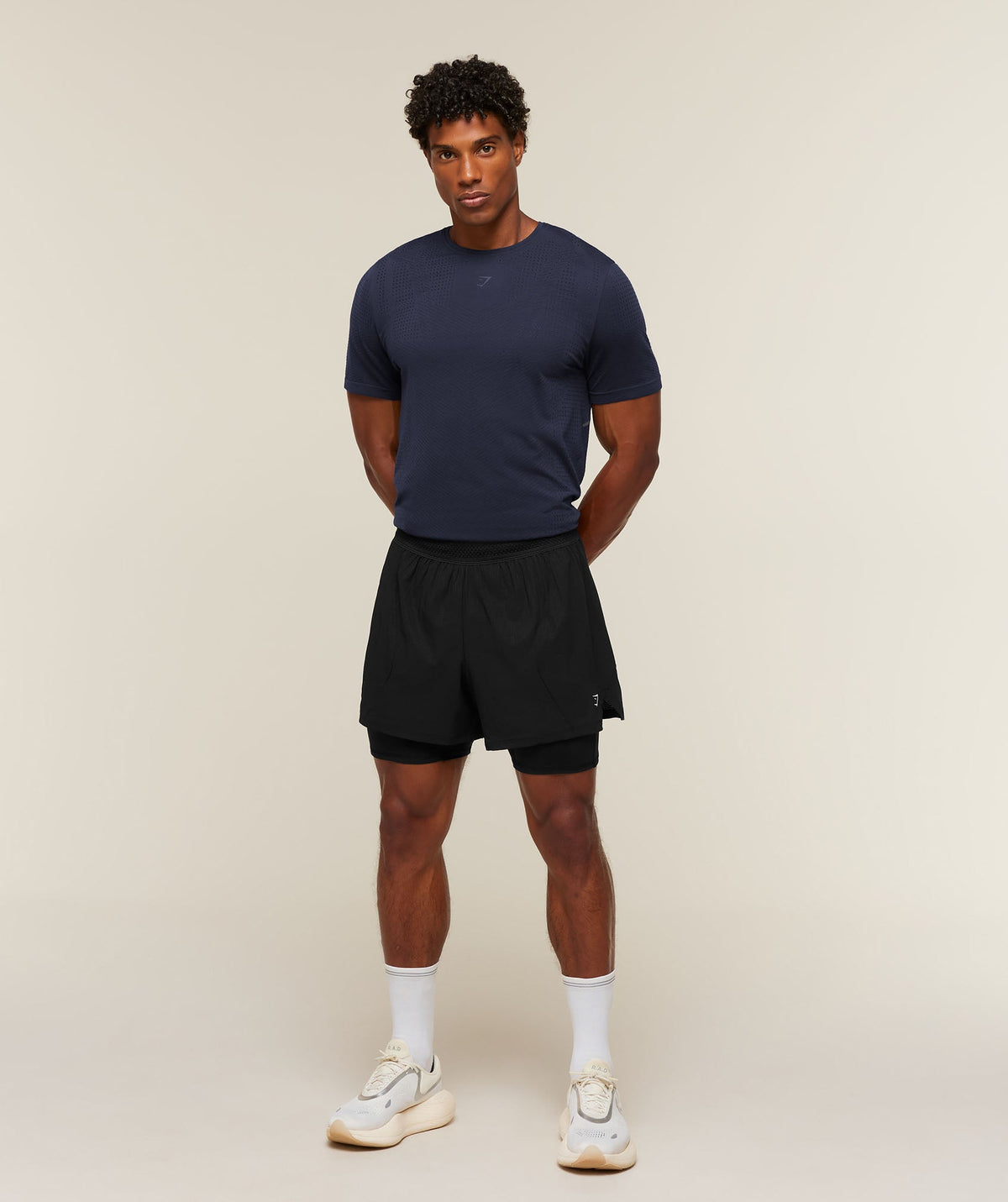 Gymshark Seamless Running T-Shirt 'Heavy Blue'