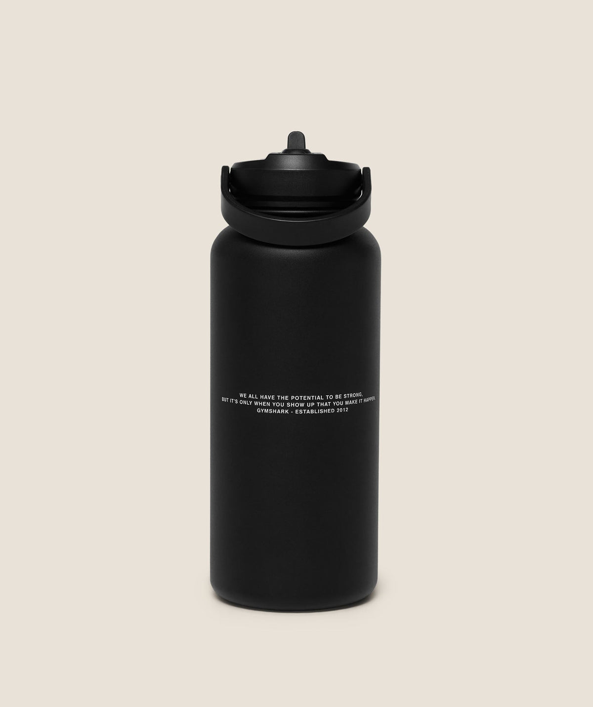 Gymshark Set the Pace 1L Bottle 'Black'