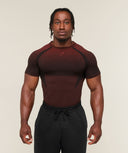 Gymshark Shadow Seamless T Shirt 'Sets Red'