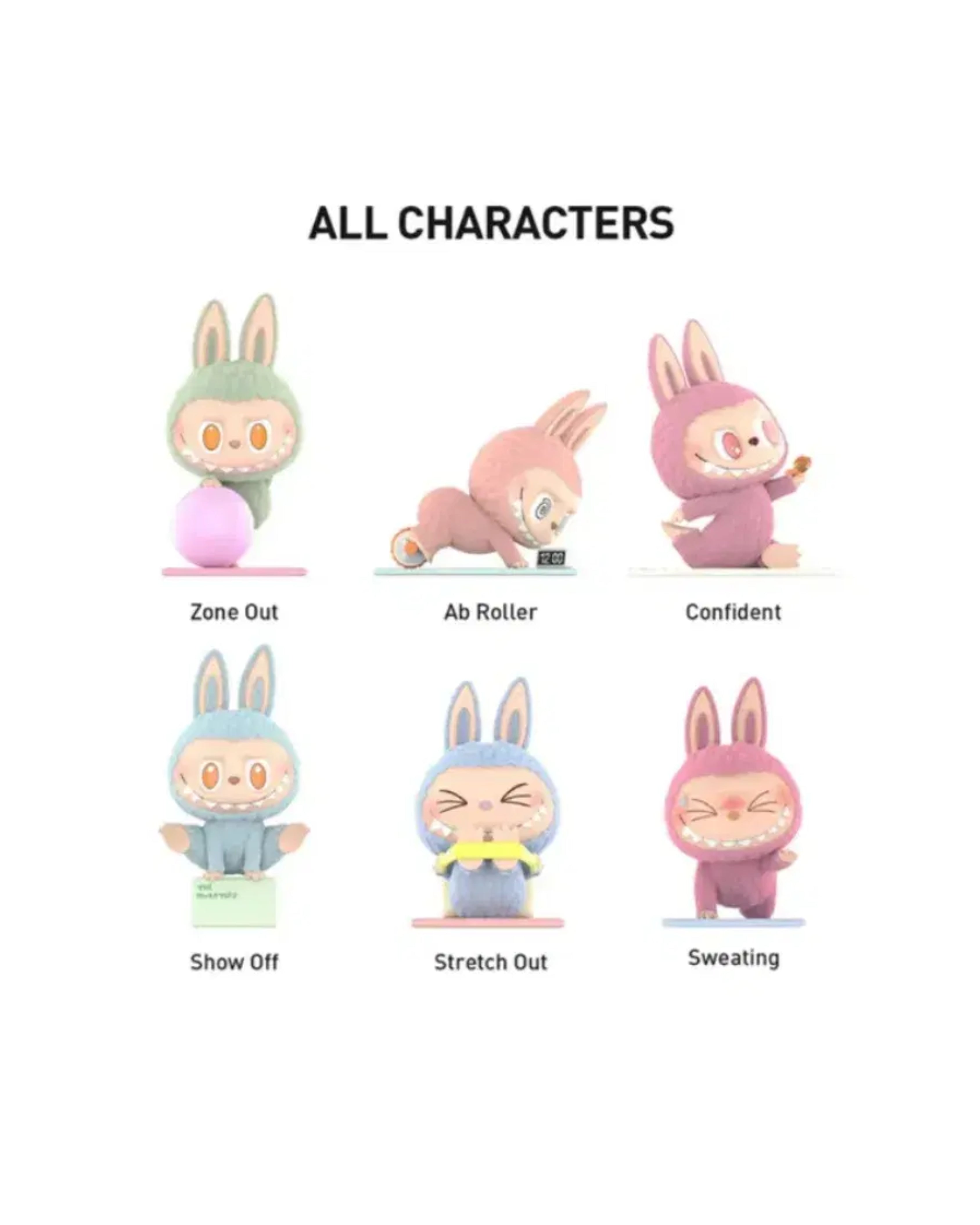 Pop Mart Labubu The Monsters Lazy Yoga Series Figures Sealed Case (10 Blind Boxes)