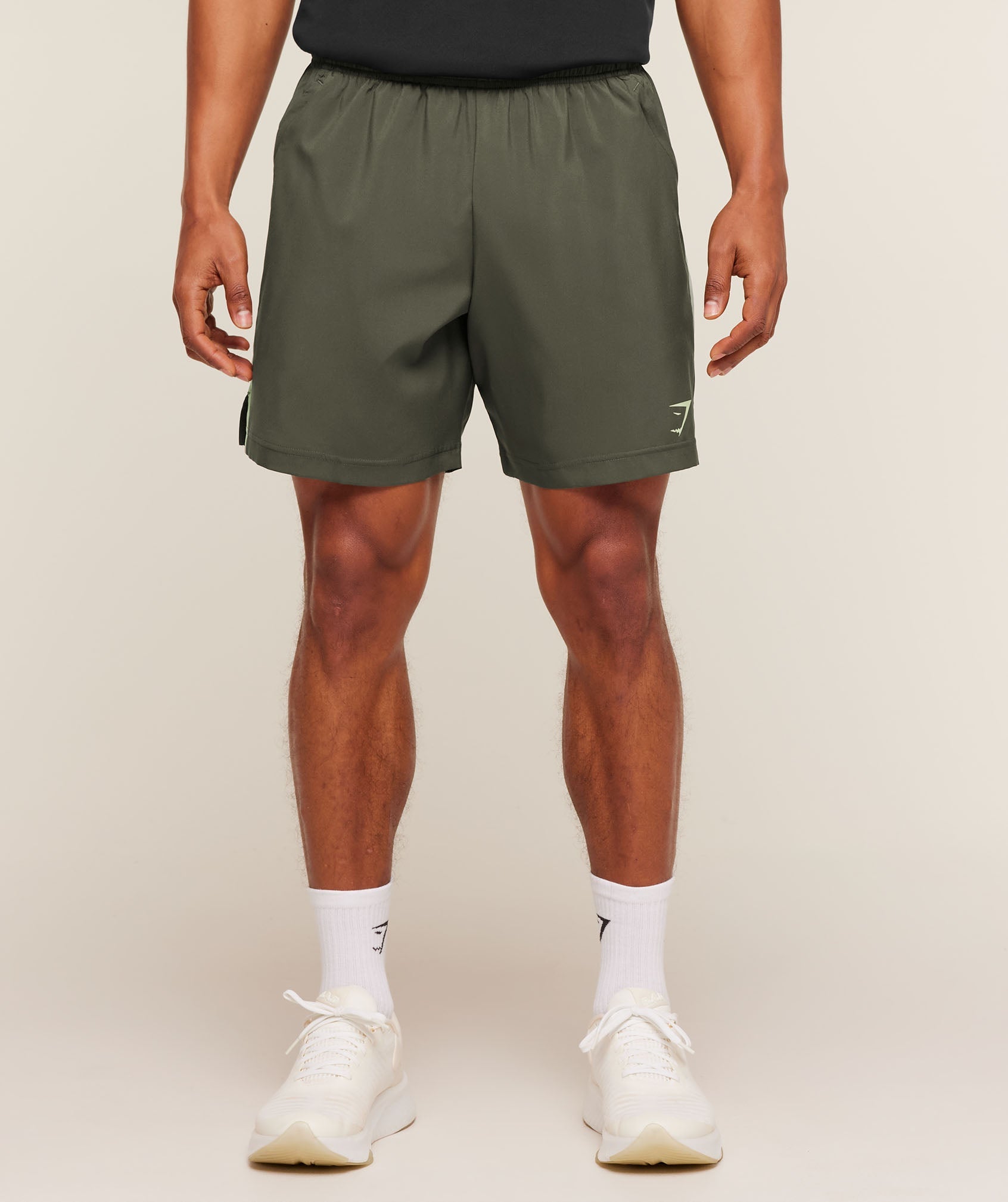 Gymshark Sport 7" Shorts 'Strength Green Haze Green'