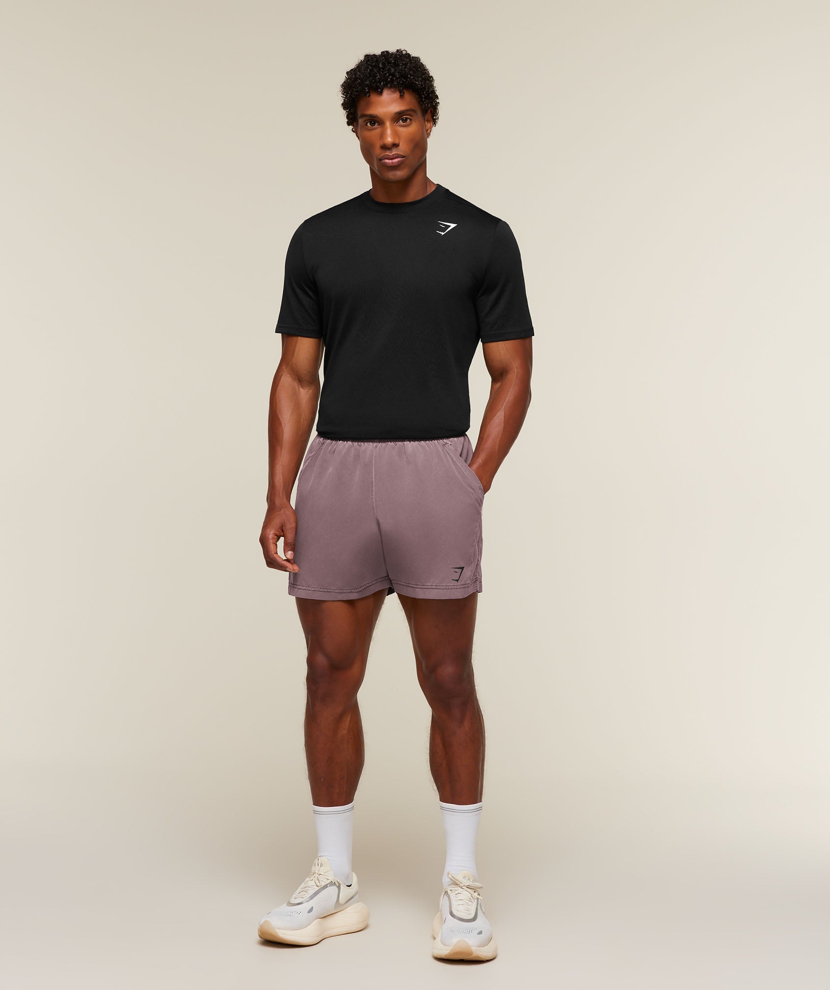 Gymshark Sport Washed Shorts 'Cherry Purple Wash'