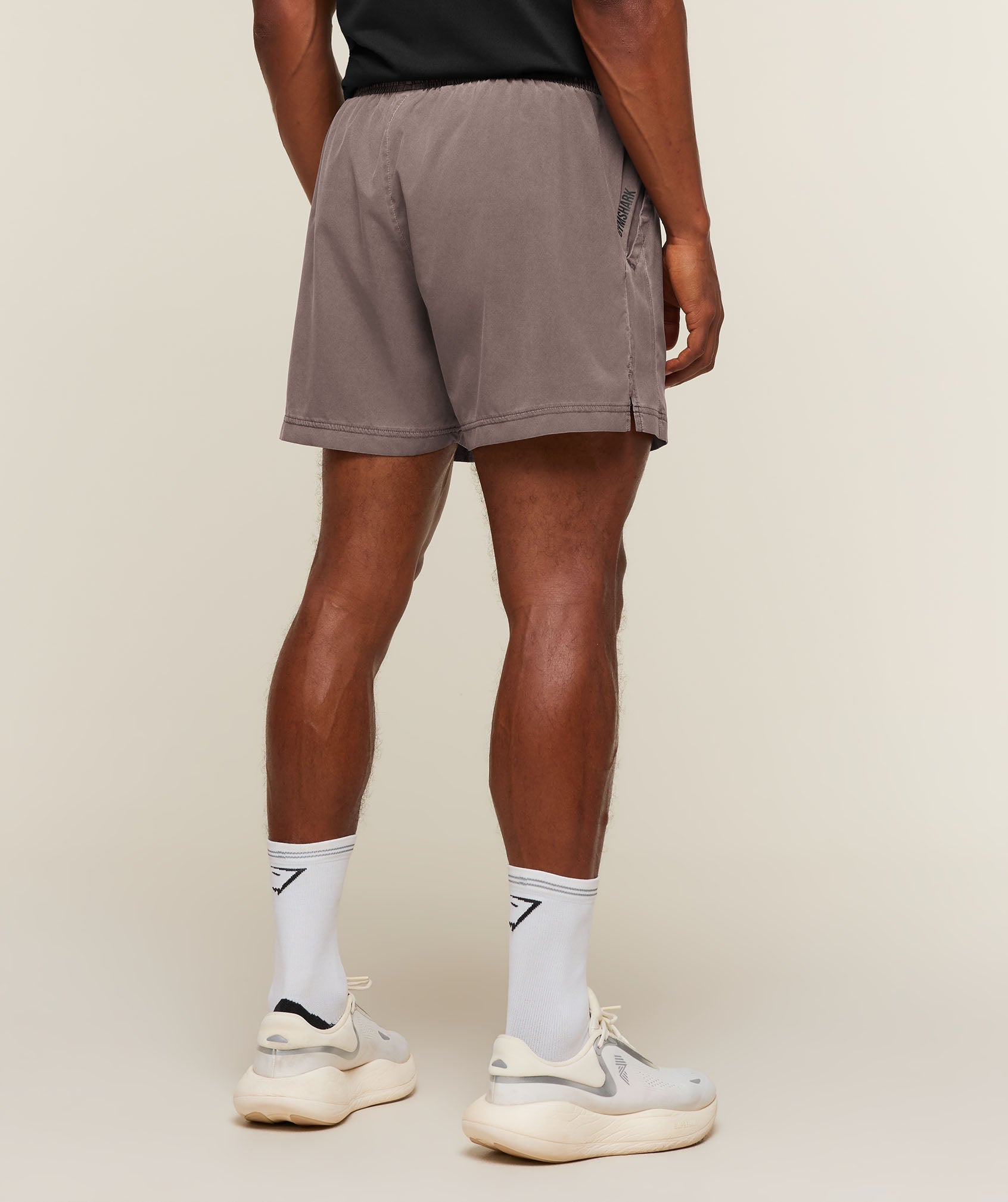 Gymshark Sport Washed Shorts 'Soft Brown Wash'