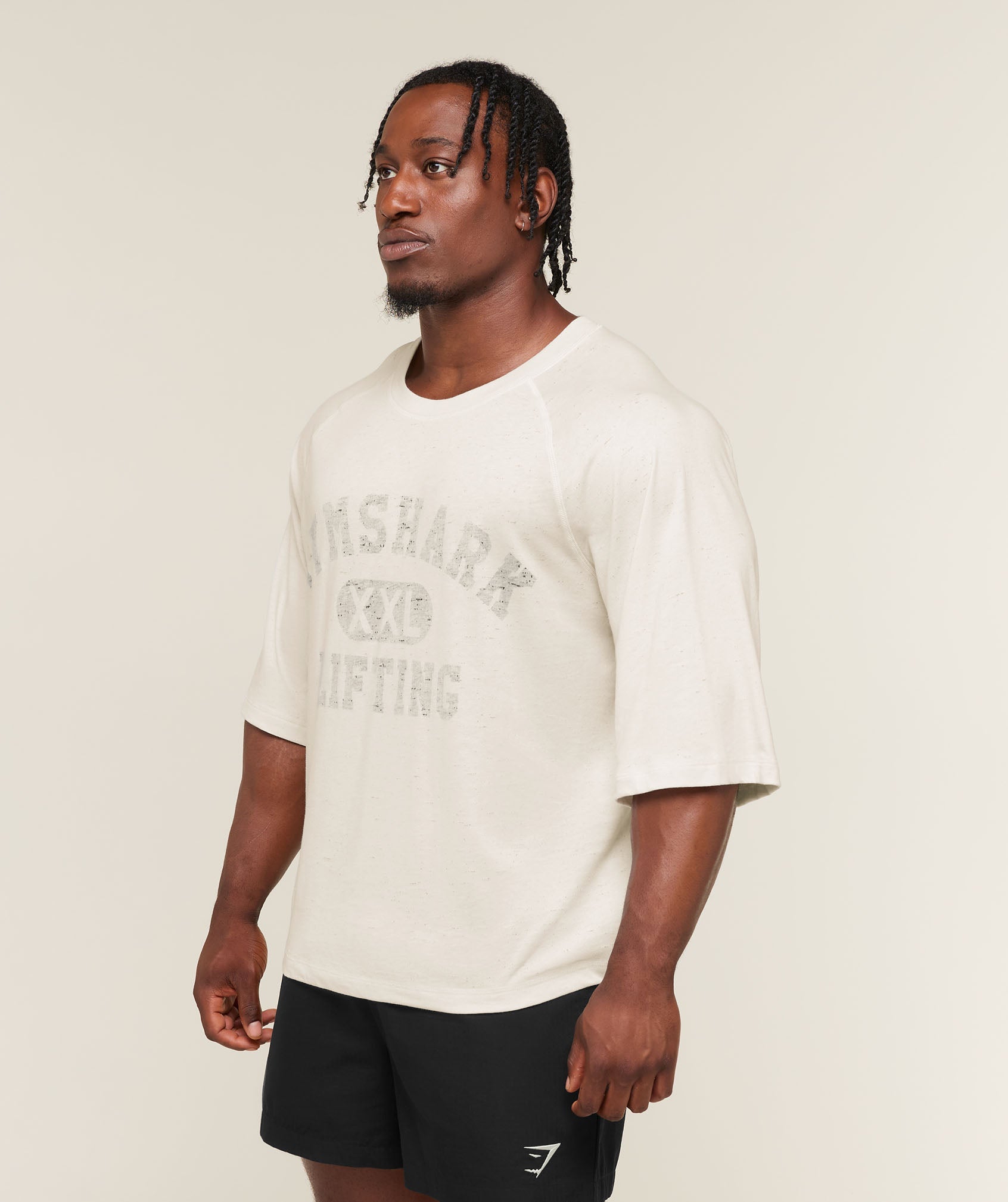 Gymshark Summer Pump T-Shirt 'Tinted White'