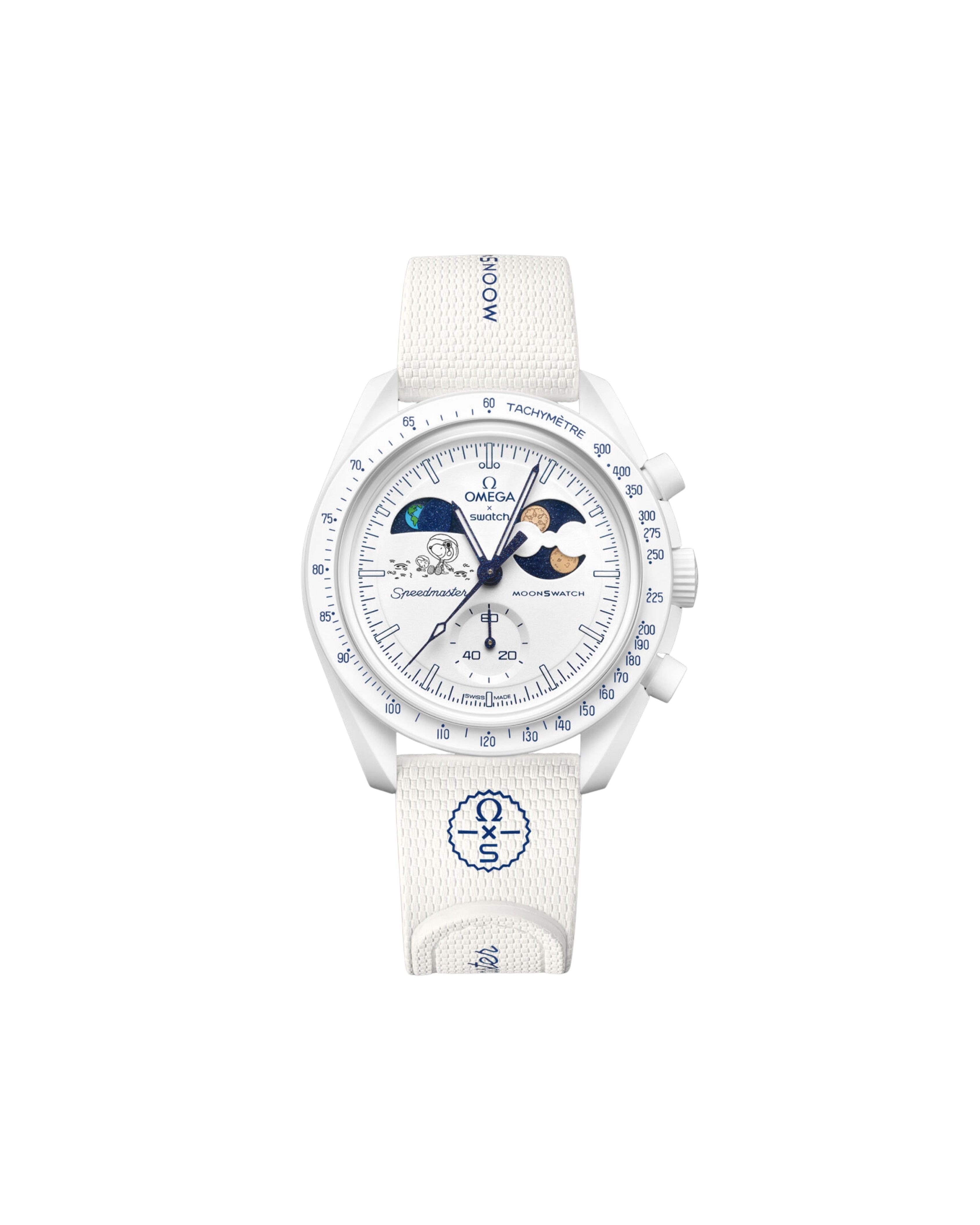 Swatch x Omega Bioceramic Moonswatch Mission to Earthphase 'MOONSHINE GOLD SNOW'