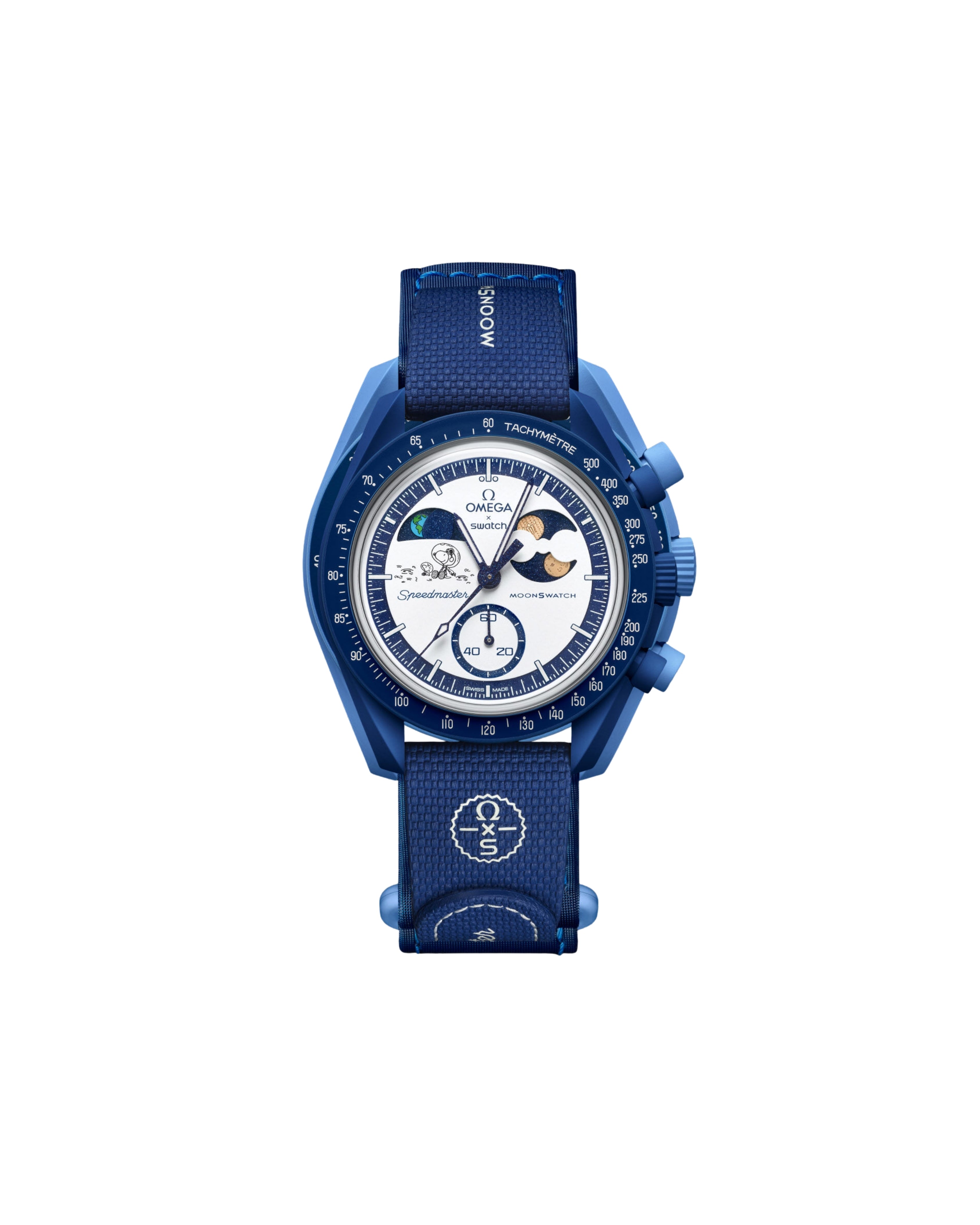 Swatch x Omega Bioceramic Moonswatch 'Mission To Earthphase Moonshine Snoopy Gold Popcorn'