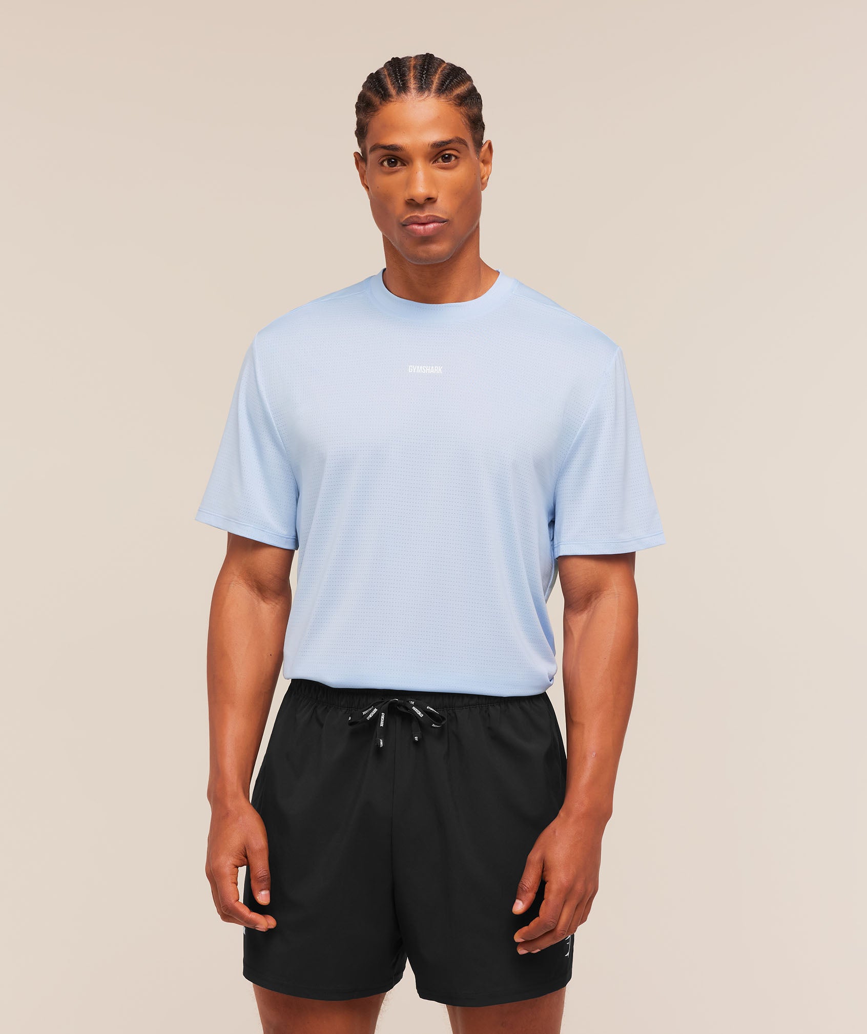 Gymshark Train T-Shirt 'Tranquil Blue'