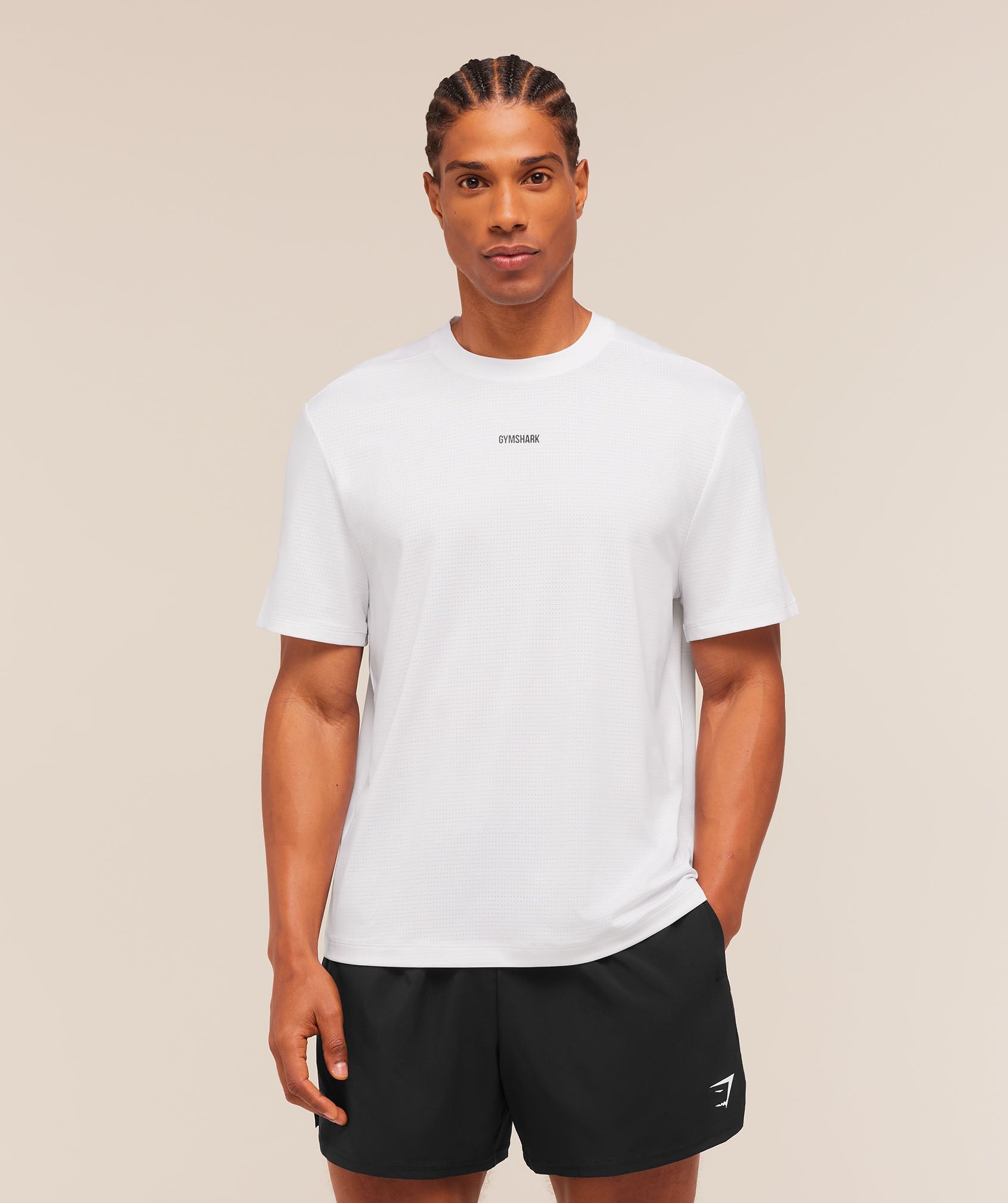 Gymshark Train T-Shirt 'White'