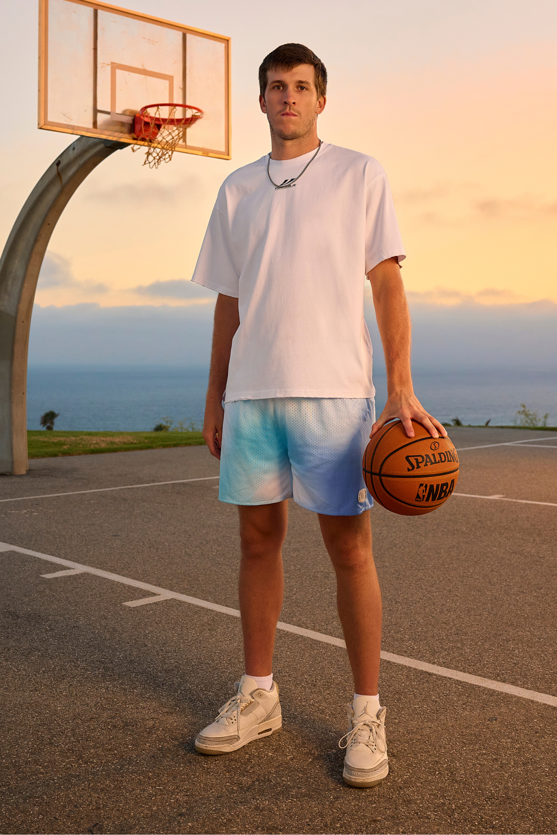 YoungLA 1127 - Daydream Mesh Shorts 'Blue Horizon'