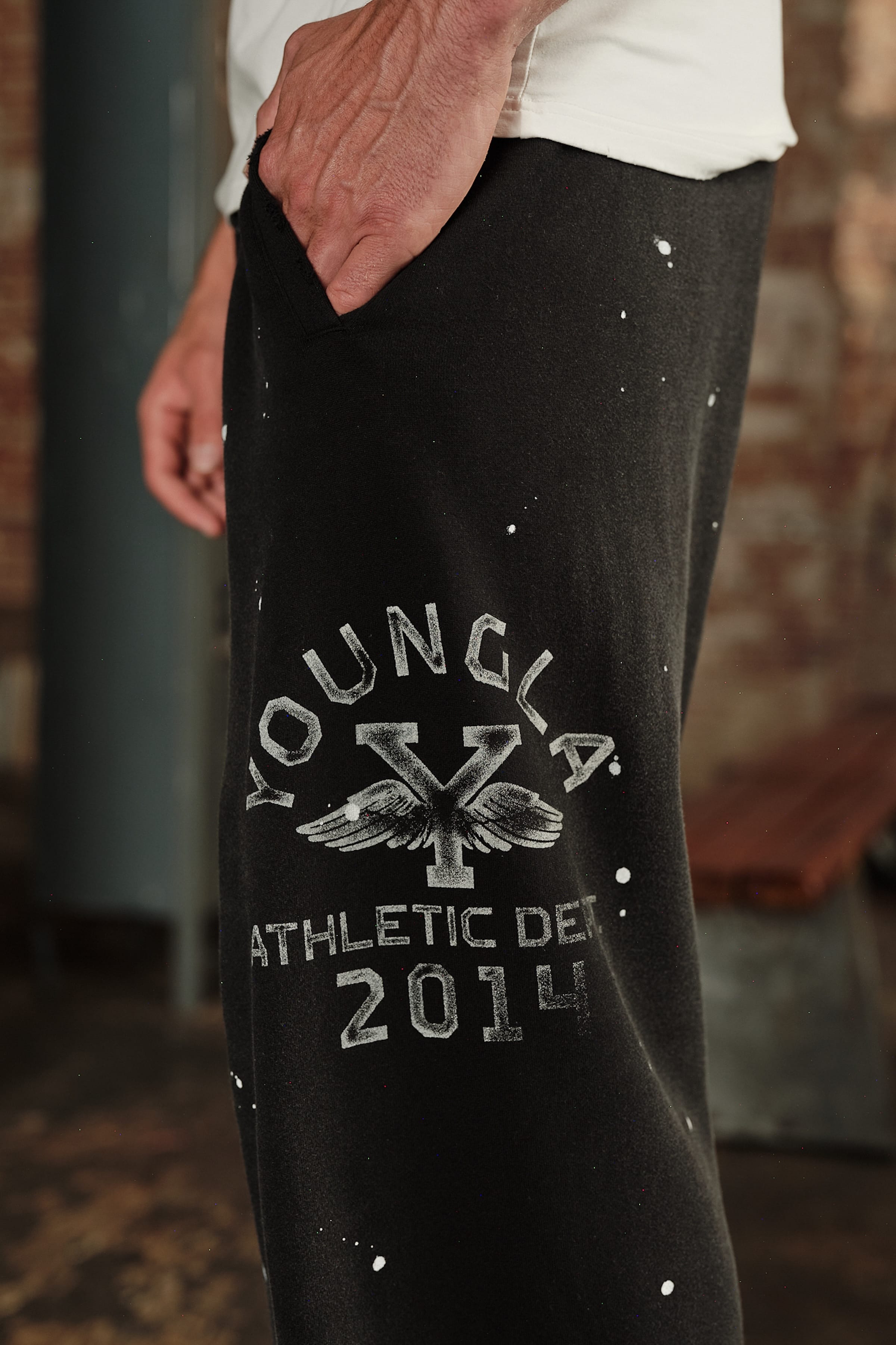 YoungLA 2003 - Golden Era Joggers 'Black Wash'