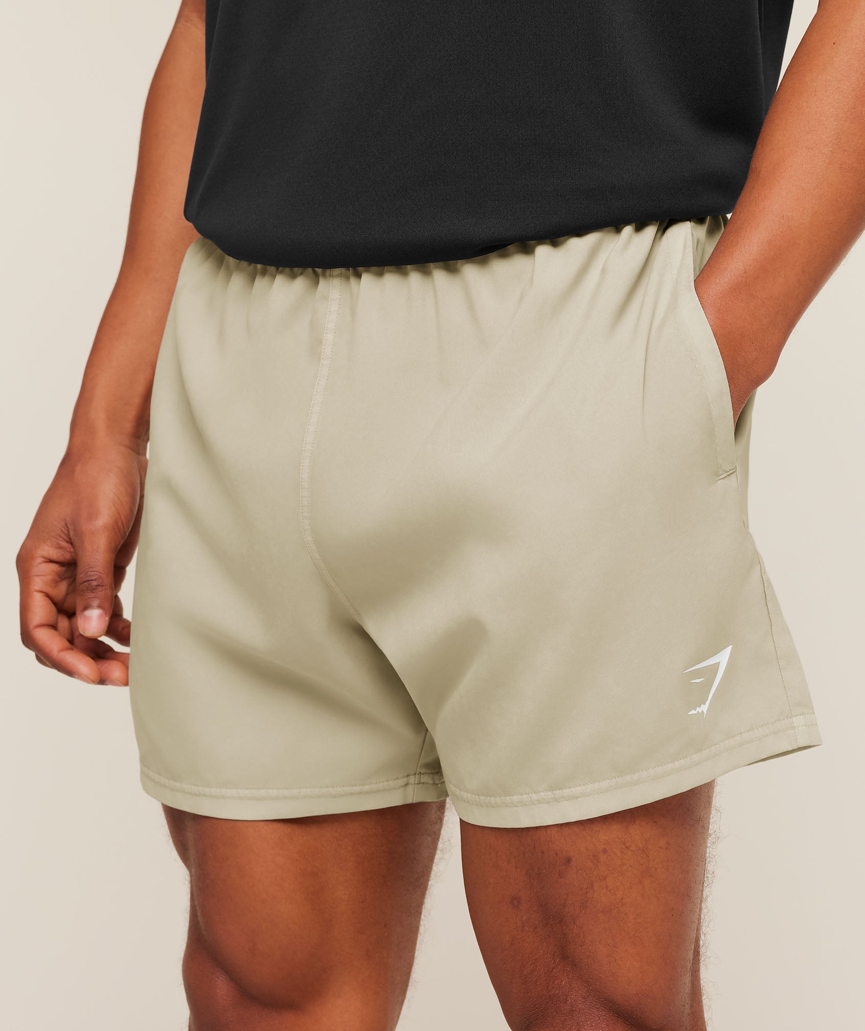 Gymshark Washed Pastels Shorts 'Pebble Grey Wash'