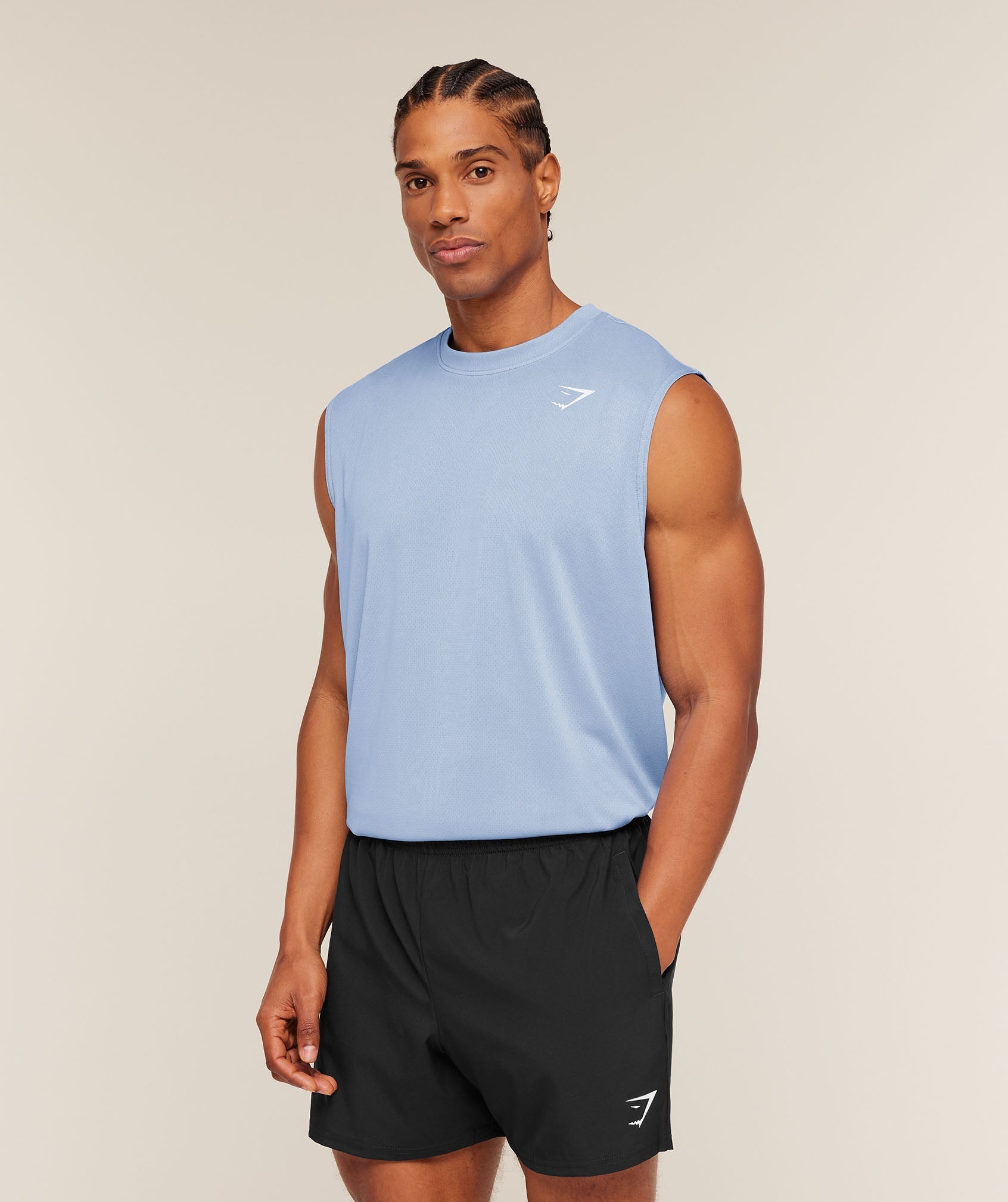 Gymshark Washed Pastels Tank 'Steady Purple Wash'