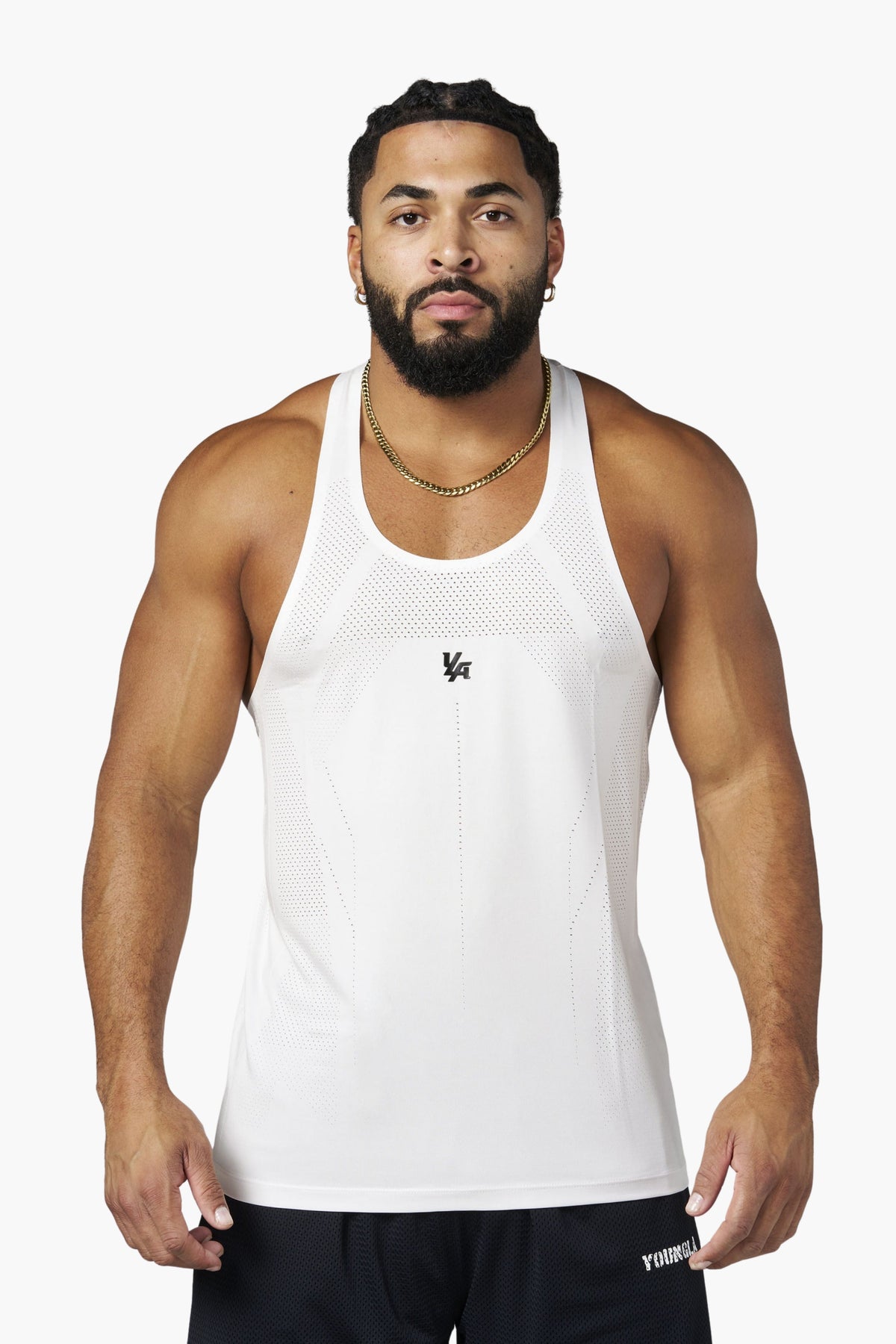 YoungLA 3039 - Engineered Mesh Tanks 'White'