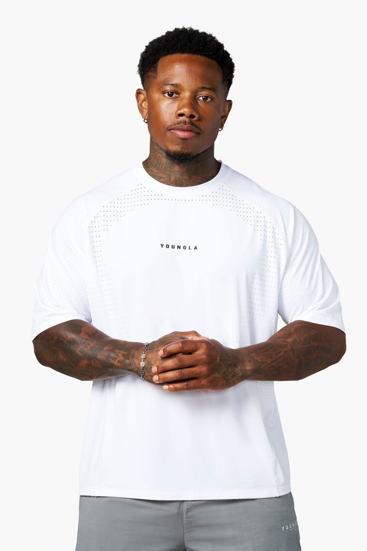 YoungLA 4222 - Motion Training Tees 'White'