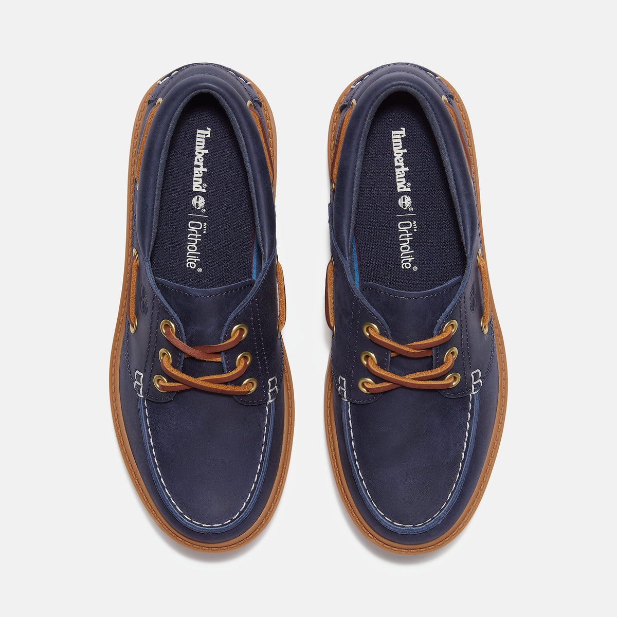 Timberland Women's Stone Street Platform Buckle Shoe 'Dark Blue Full-Grain'