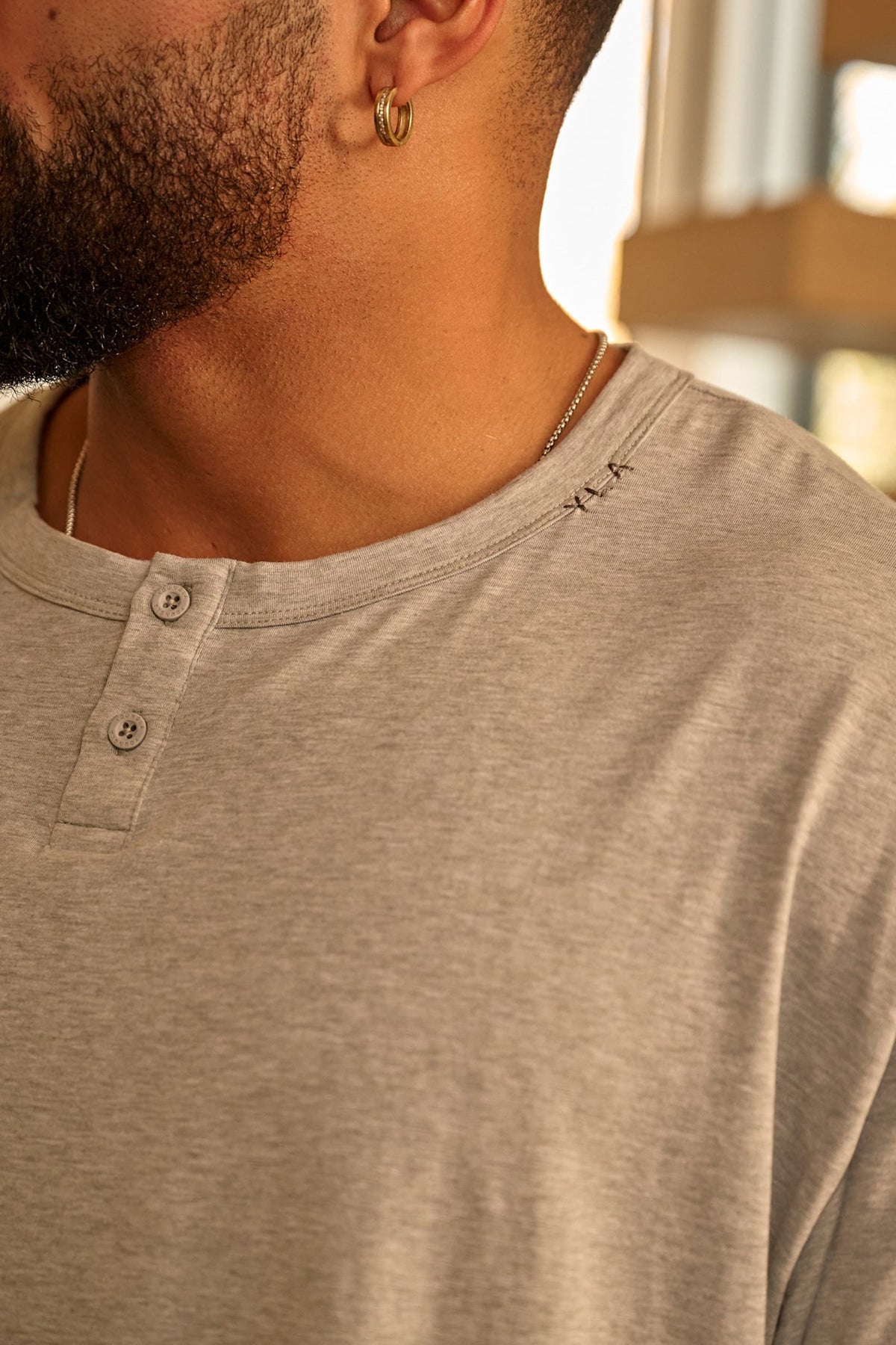 Young La 4039 - Sleepwear Tees 'Heather Grey'