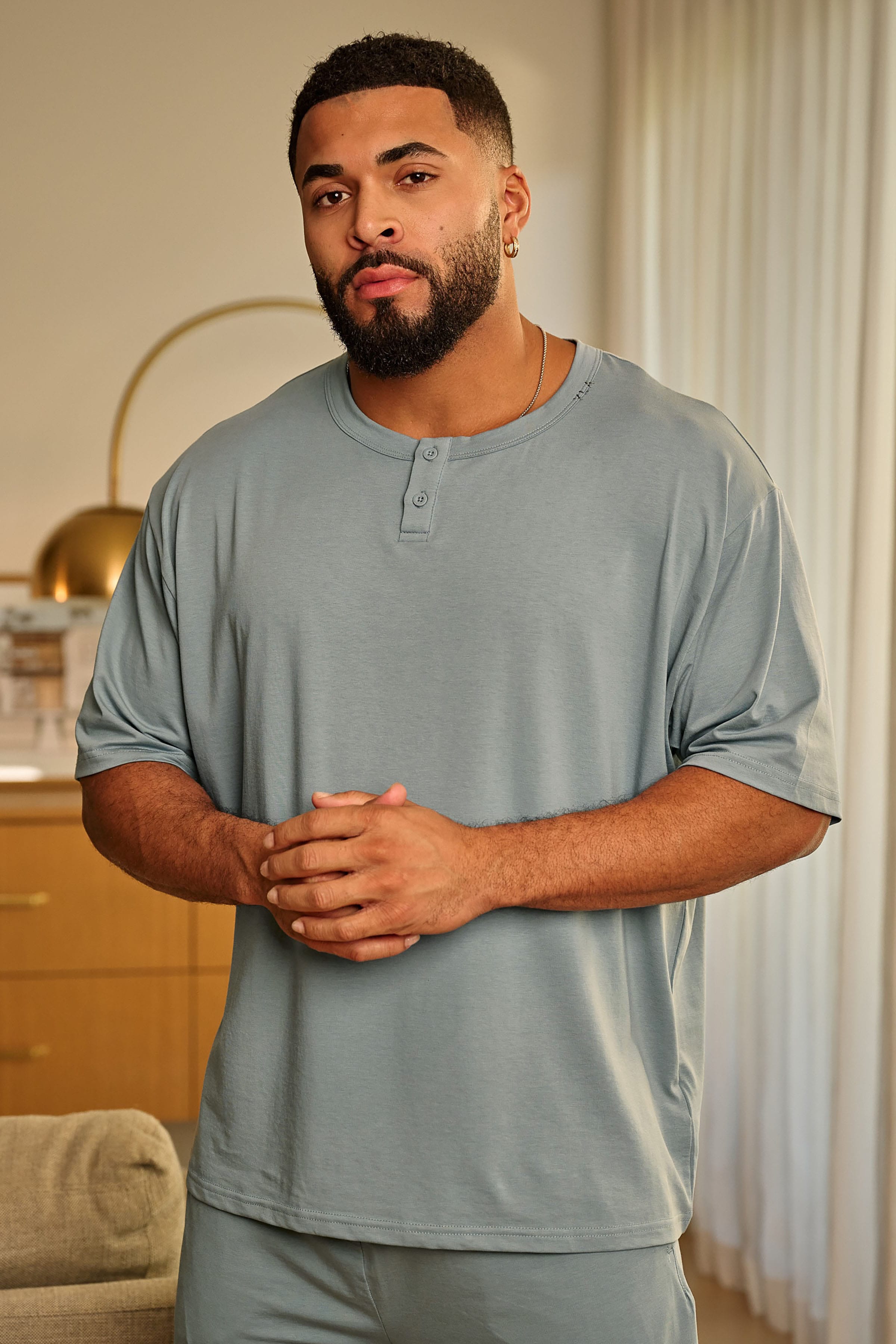 Young La 4039 - Sleepwear Tees 'Light Blue'