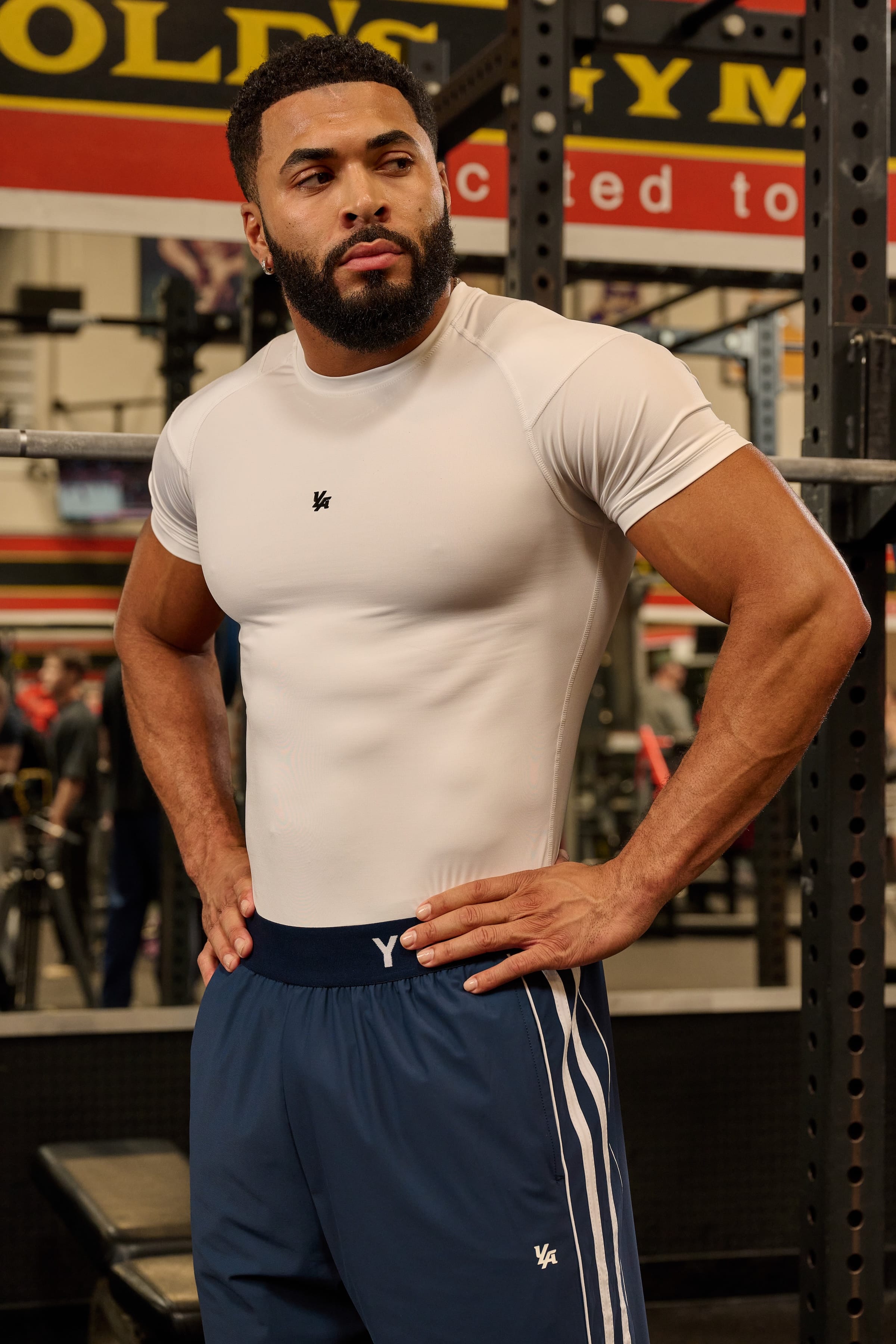 YoungLA 4282 - Posture Compression Tees 'Navy'
