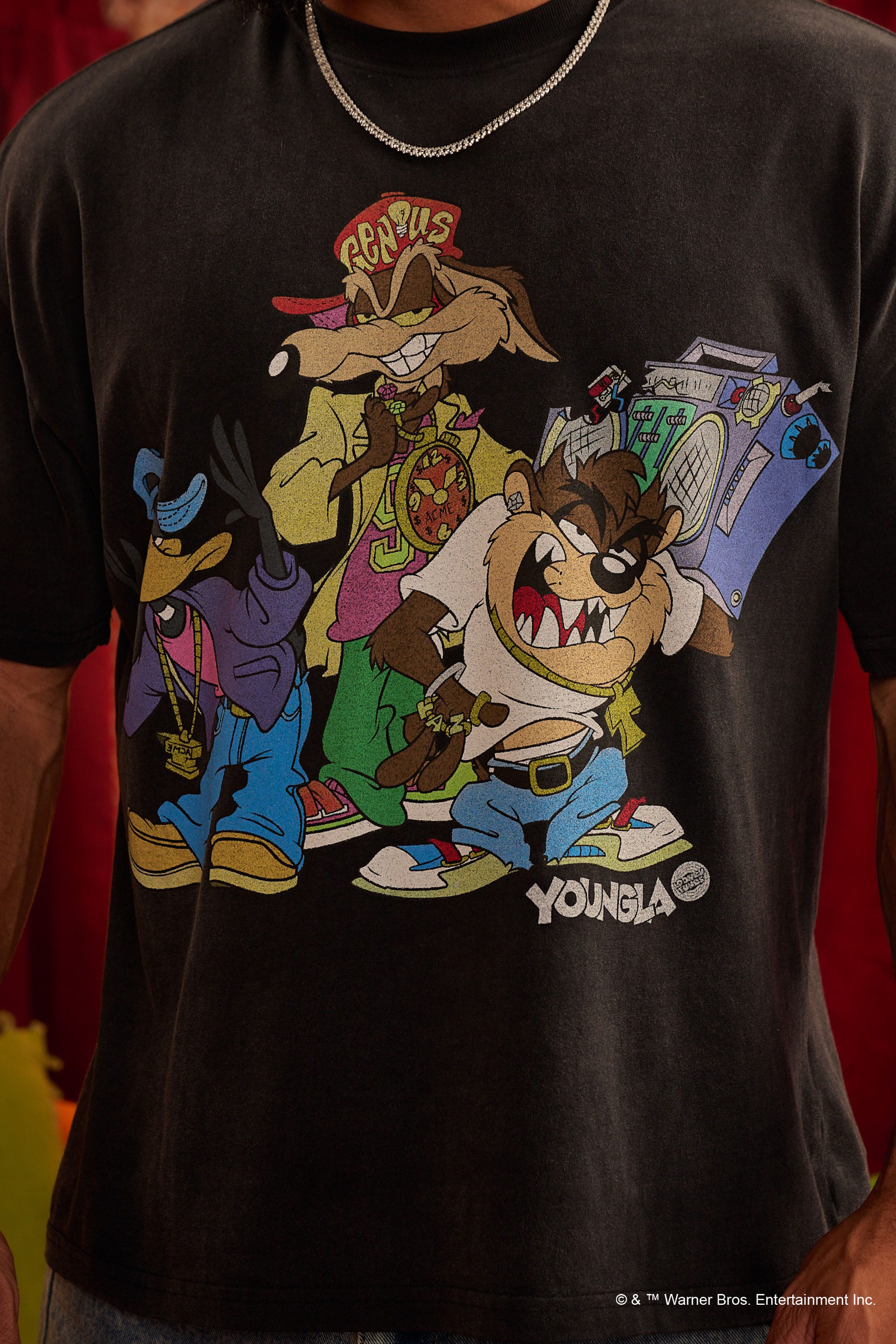 Young La 4291 - Looney Tunes Vintage Tees 'Looney Crew'