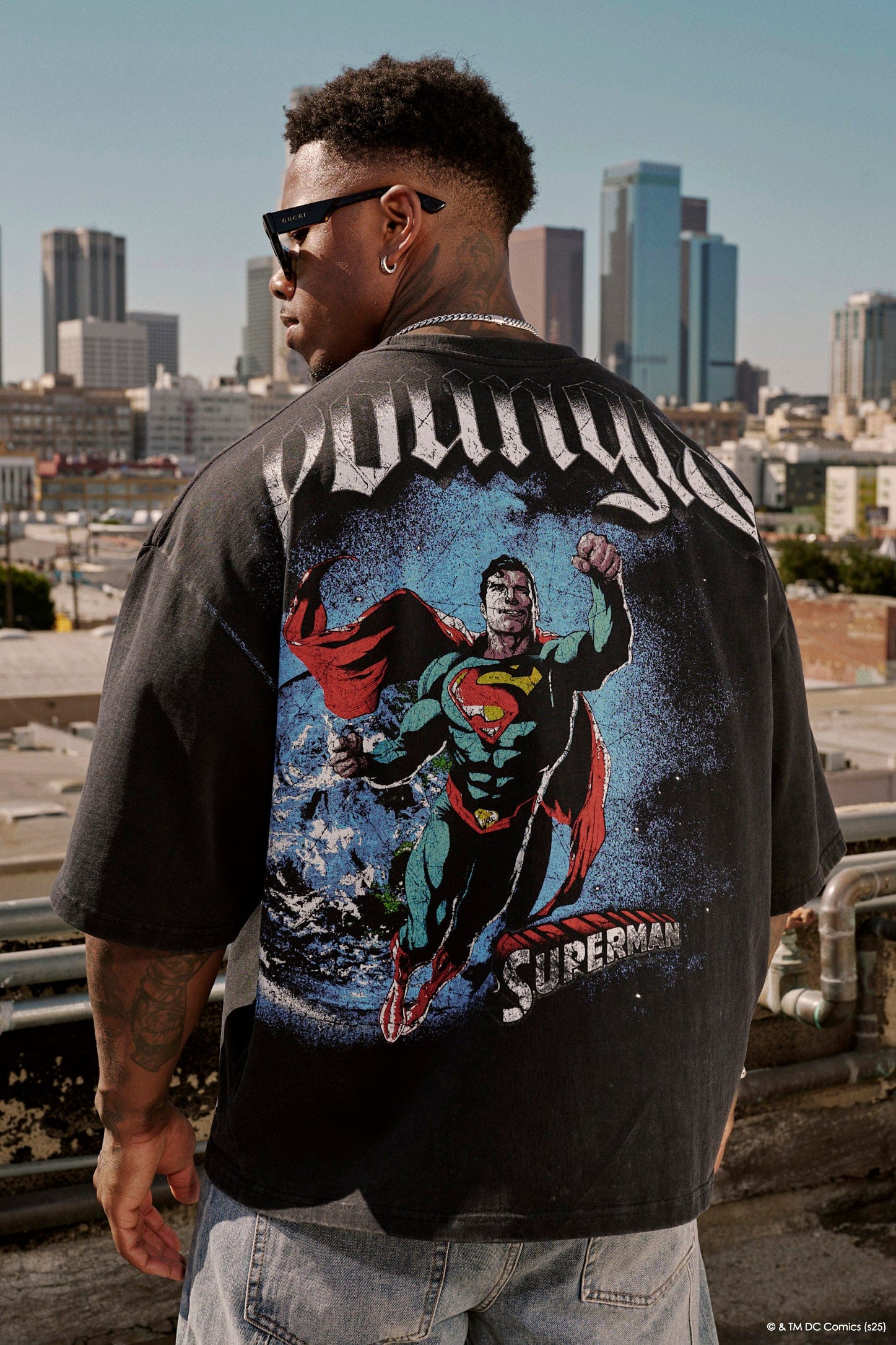 YoungLA 4064 - Superman Huge Tees 'Man of Steel'