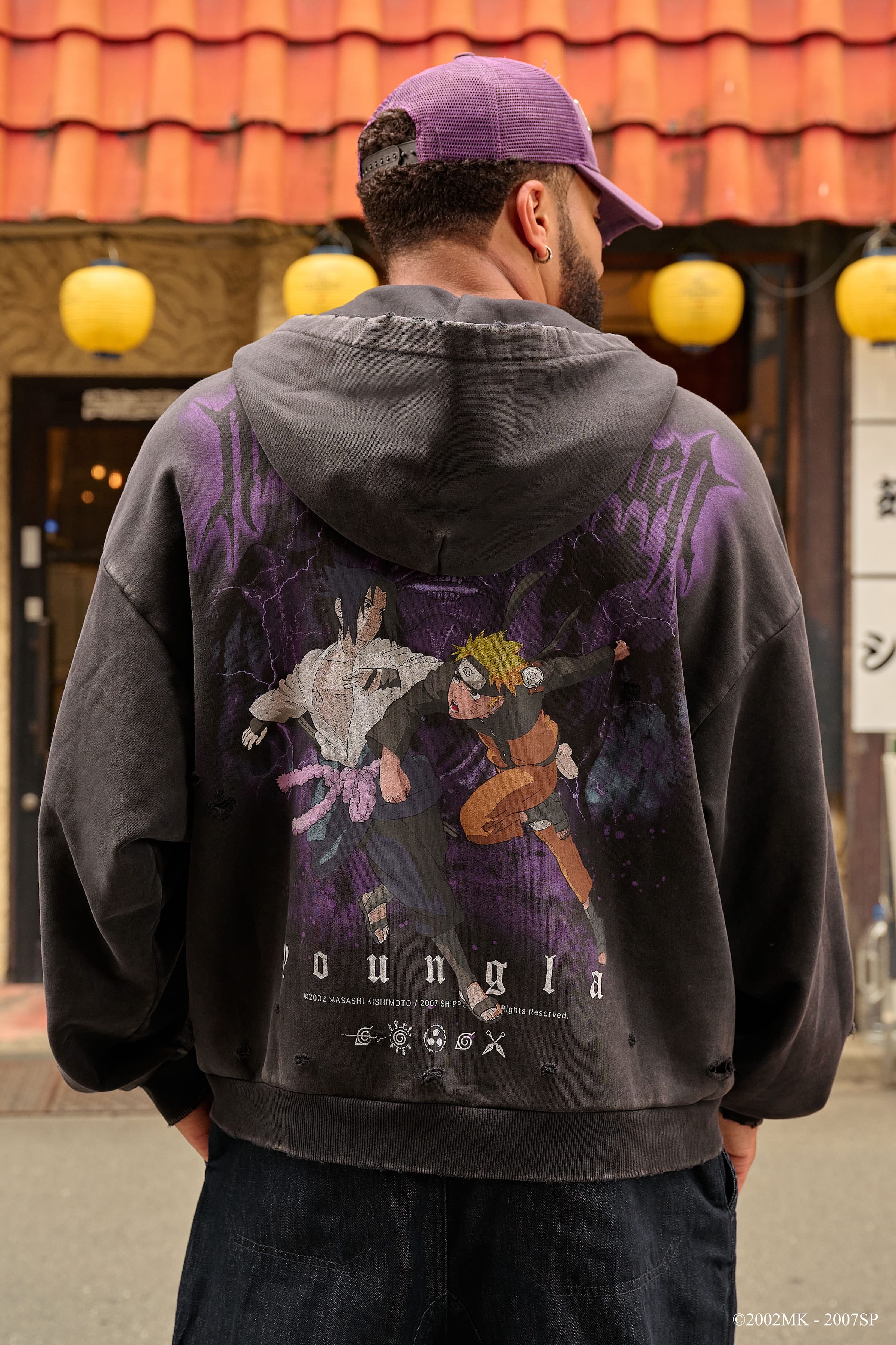 YoungLa 5086 - Naruto Zip-Up Hoodies 'Battle'