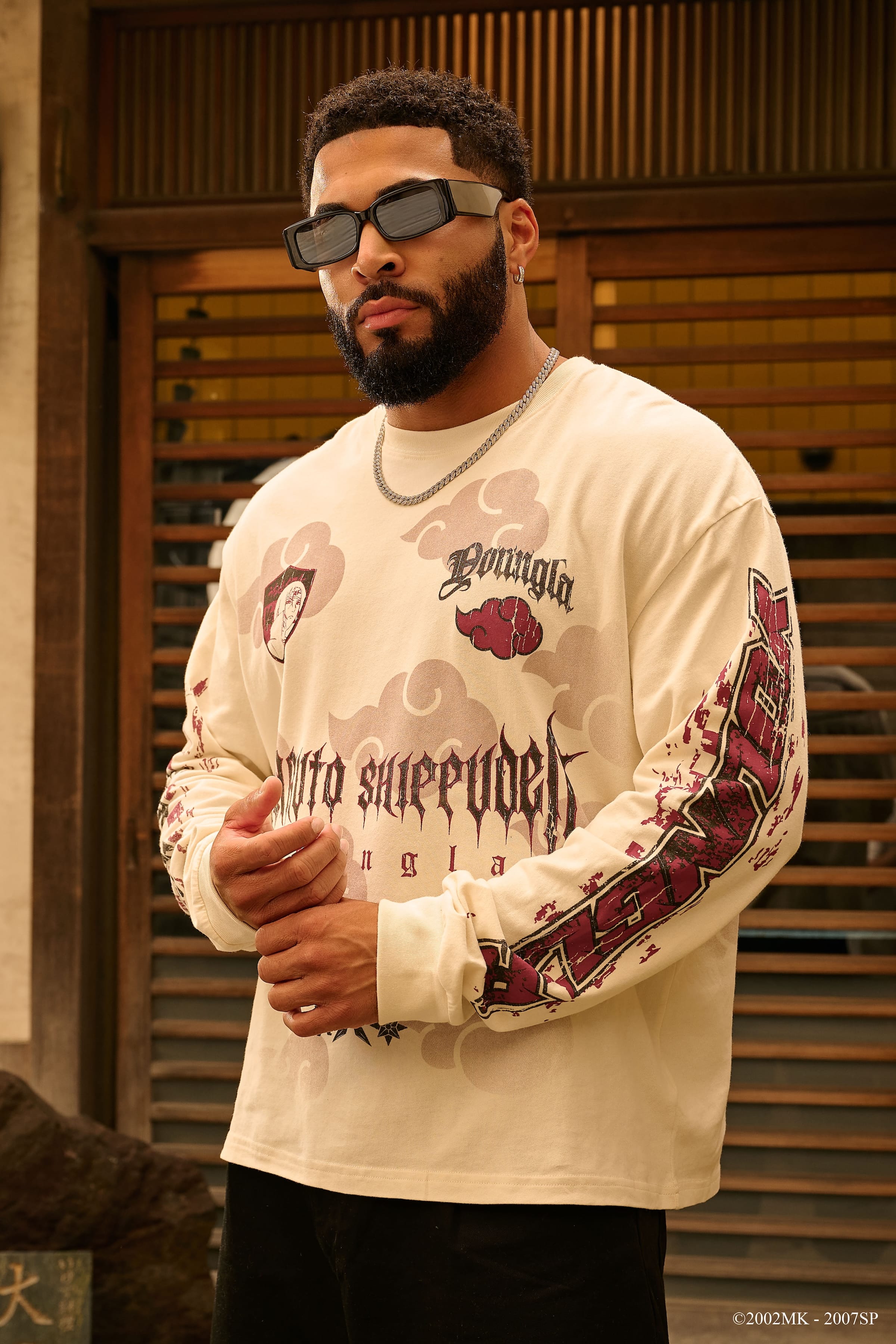 YoungLa 8073 - Naruto Longsleeves 'Off-White'