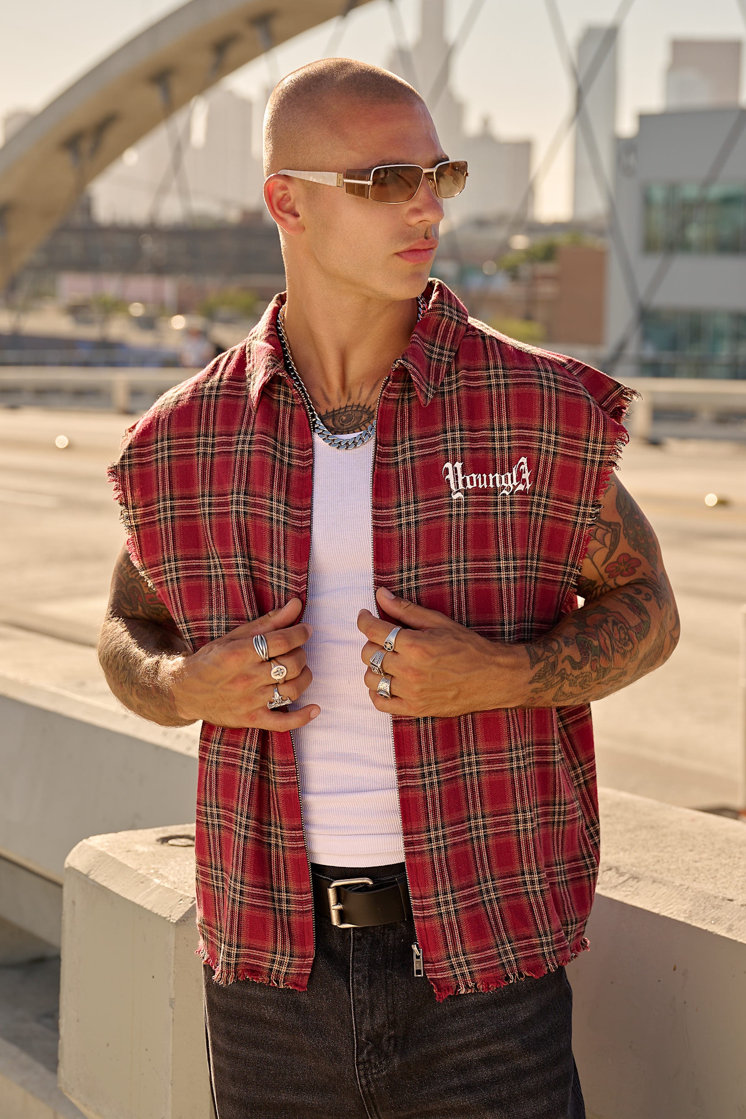 YoungLA 3091 - Cut-Offs Flannels 'Rustic'