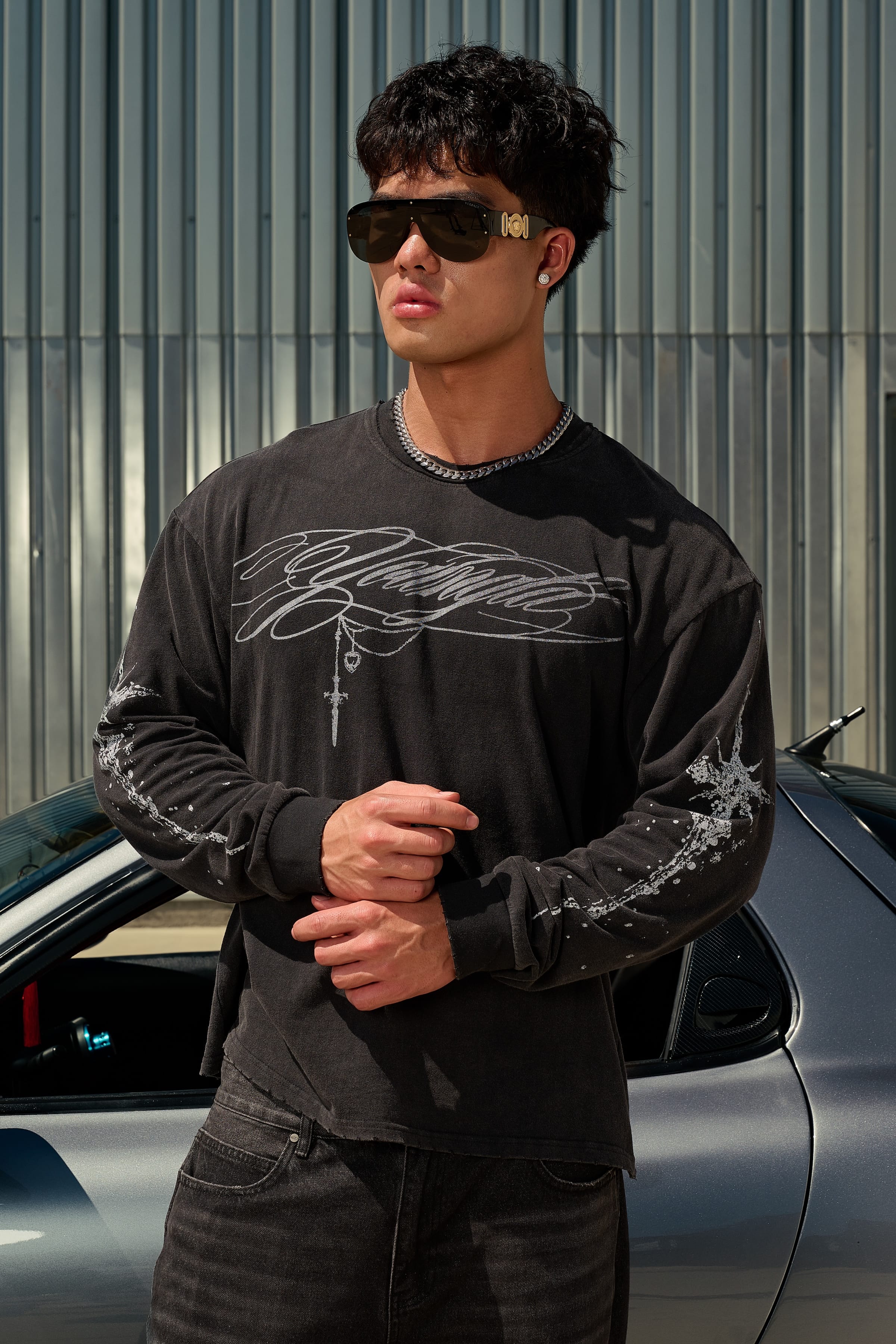 YoungLA 8104 - Sacred Sigil Longsleeves 'Black'