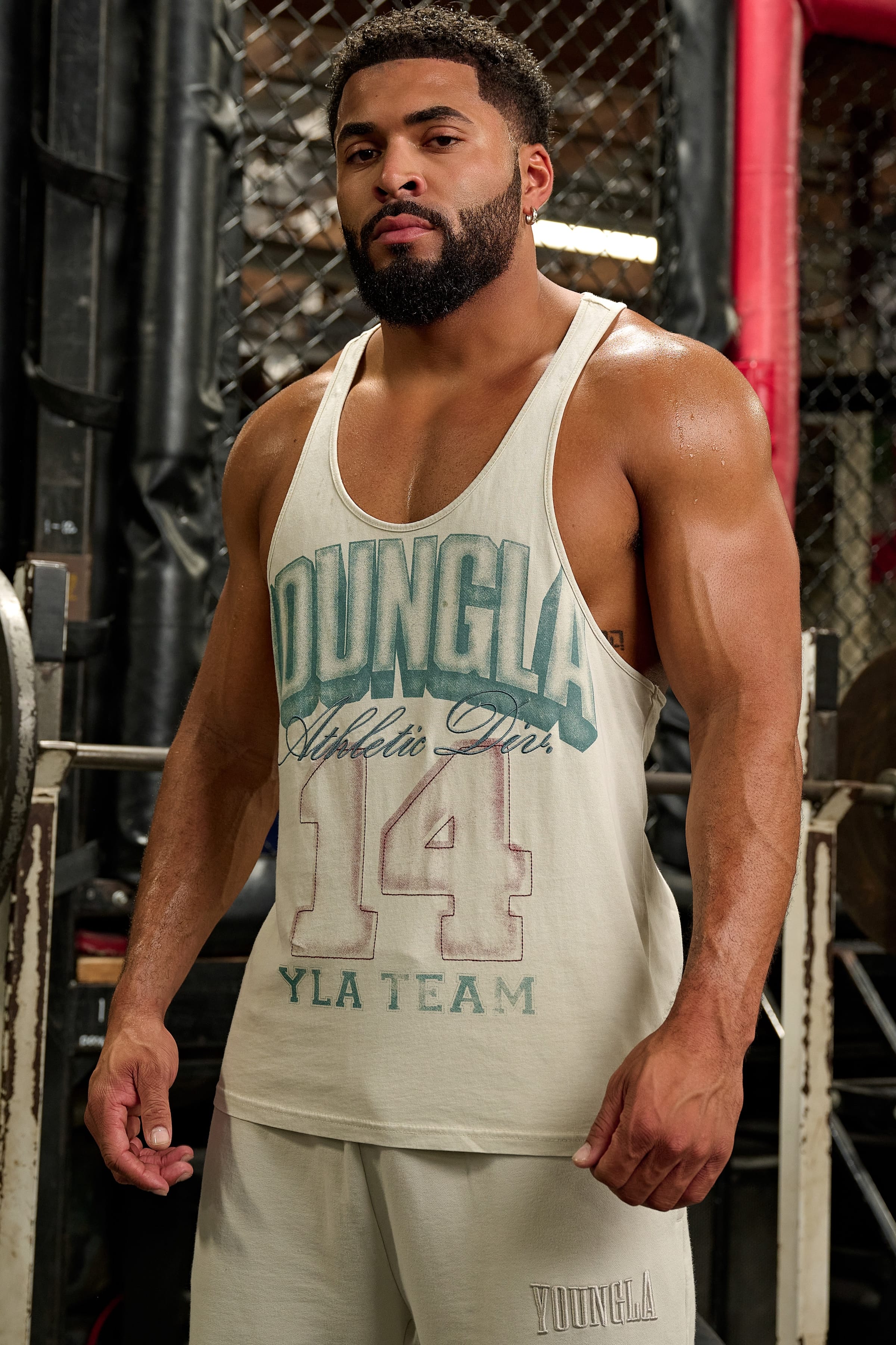 YoungLA 3045 - Golden Era Athletic Stringers 'Off-White'