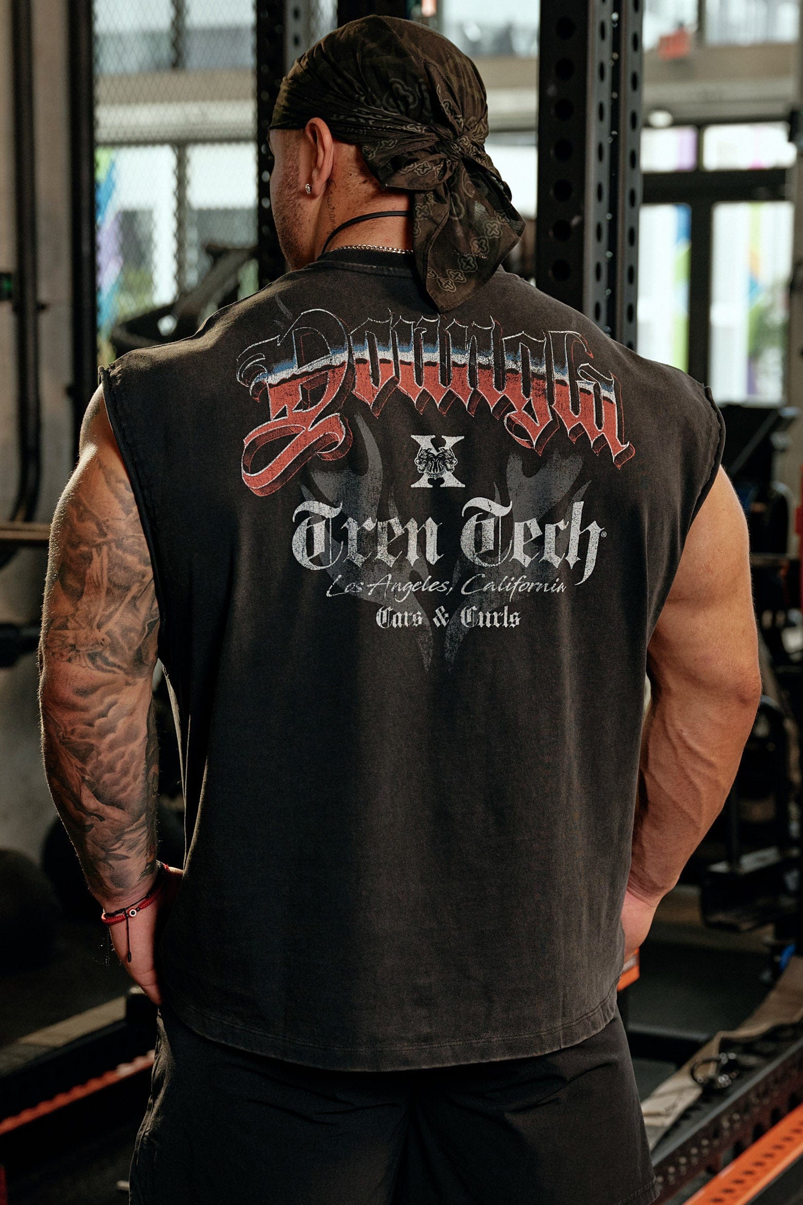 YoungLA 3032 - Cars & Curls - Cut-Offs 'Hell Ride Black'