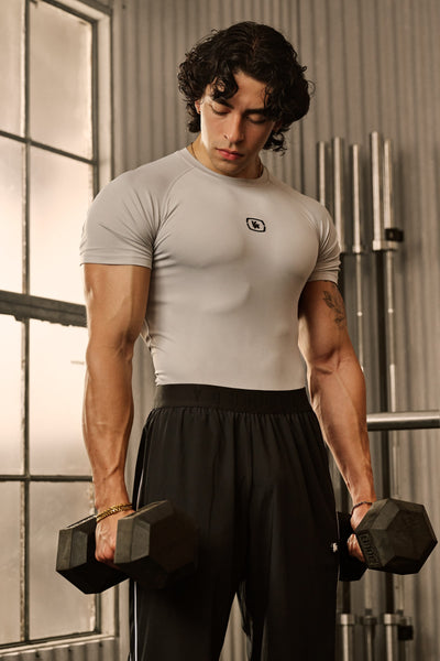 YoungLA 4046 - Form Compression Tees 'Grey'