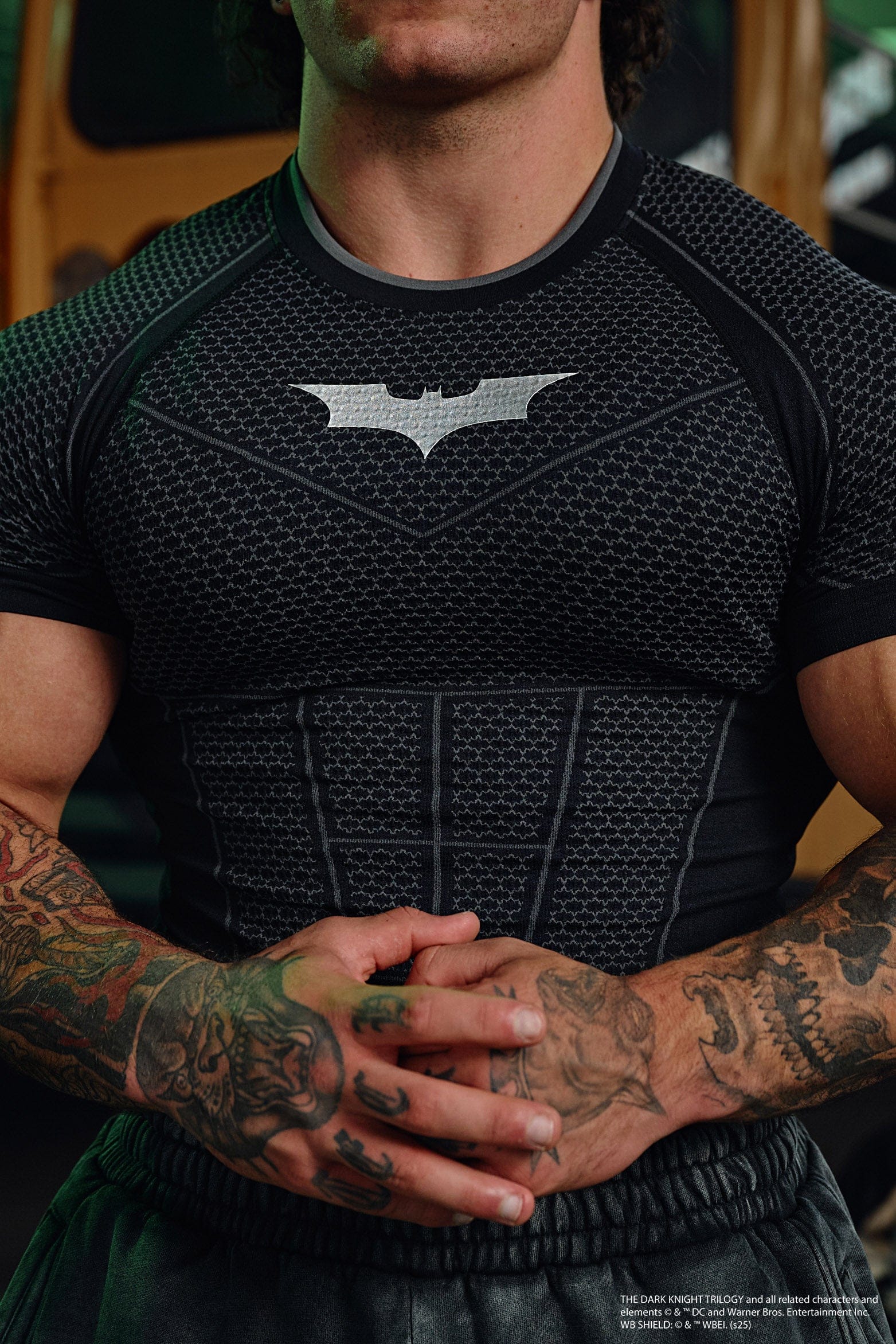 YoungLA 4259 - Batman Compression Tees 'Black'