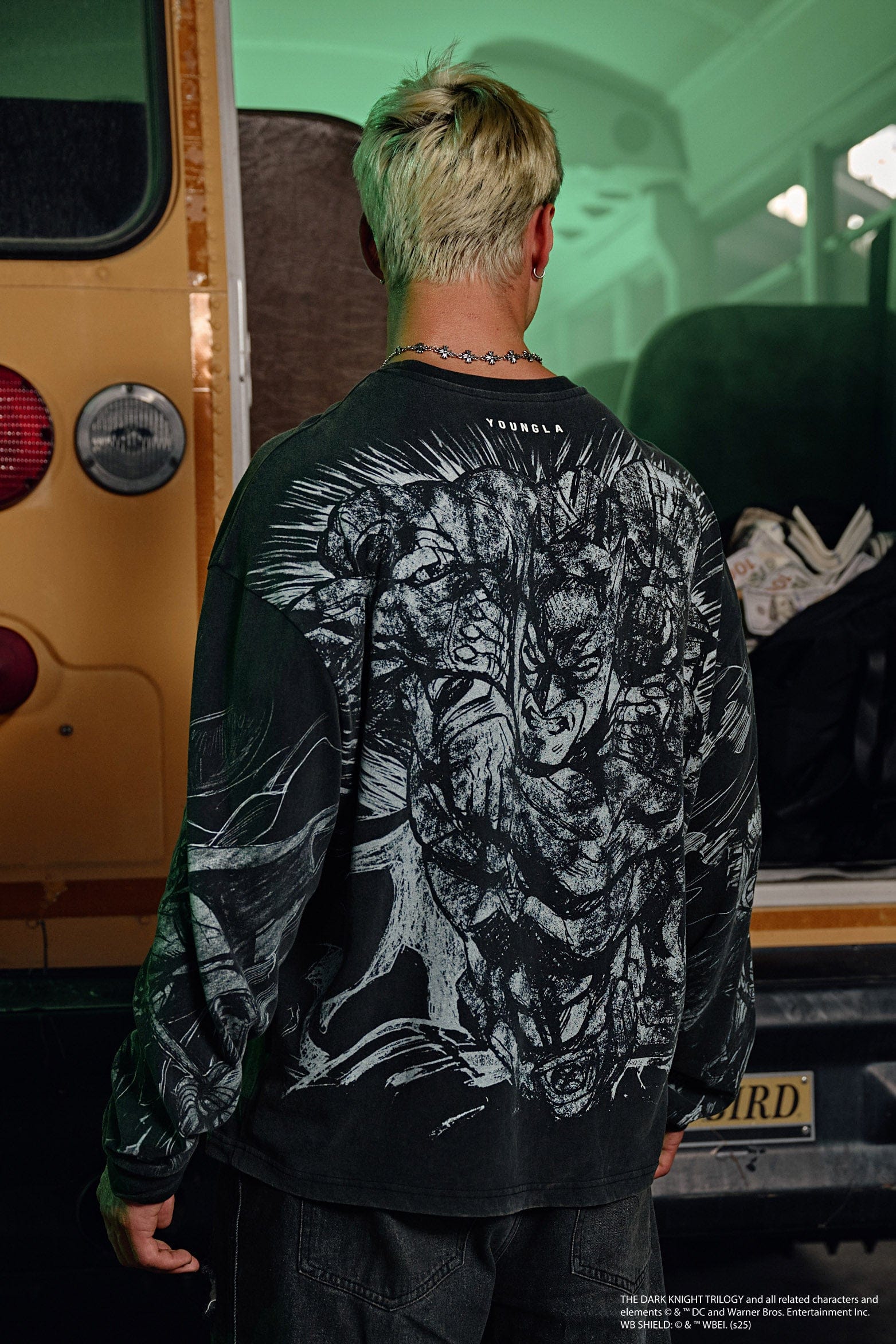 Young La 8002 - Batman Comic Longsleeves 'Black'