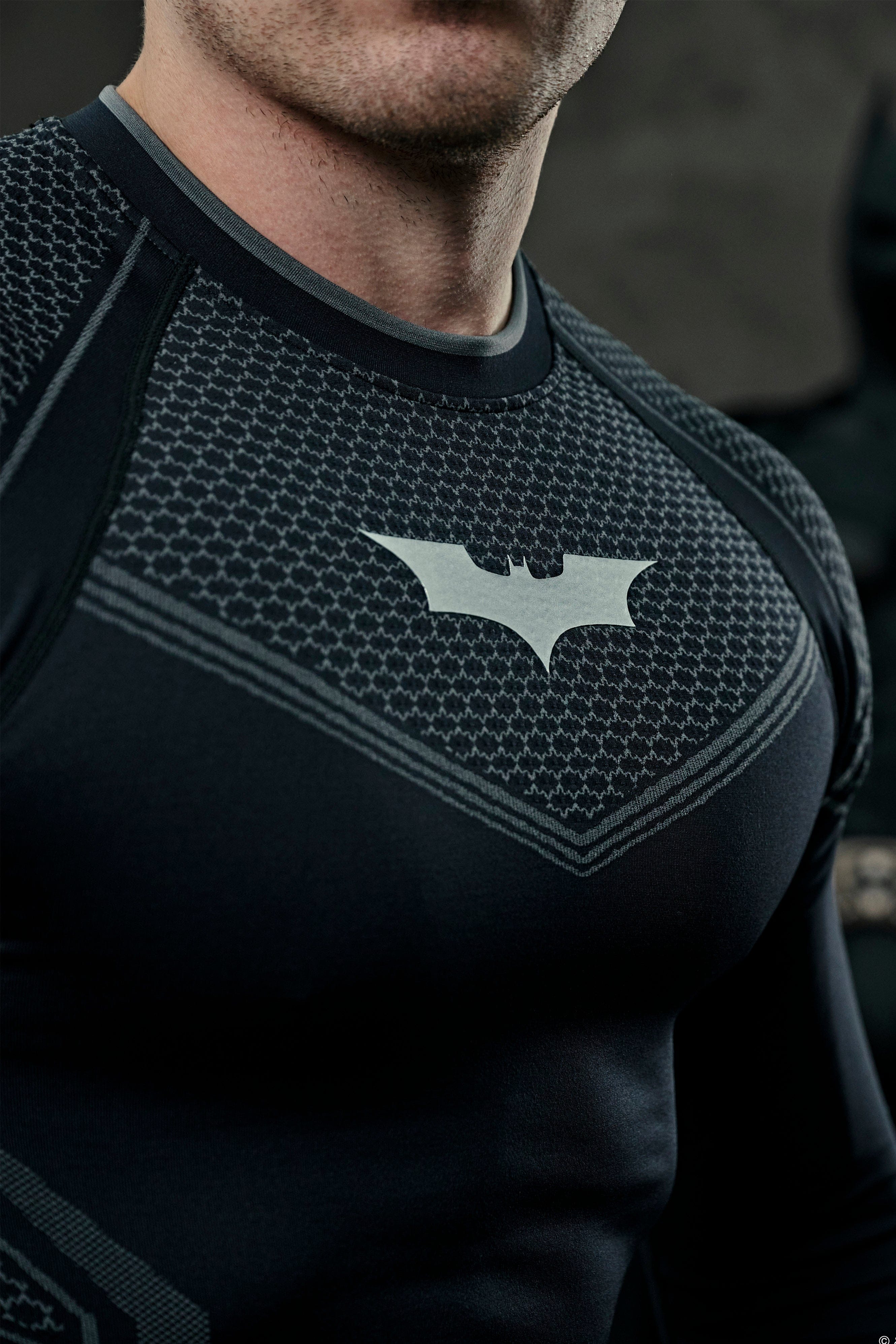 YoungLA 8004 - Batman Compression Longsleeves 'Black'