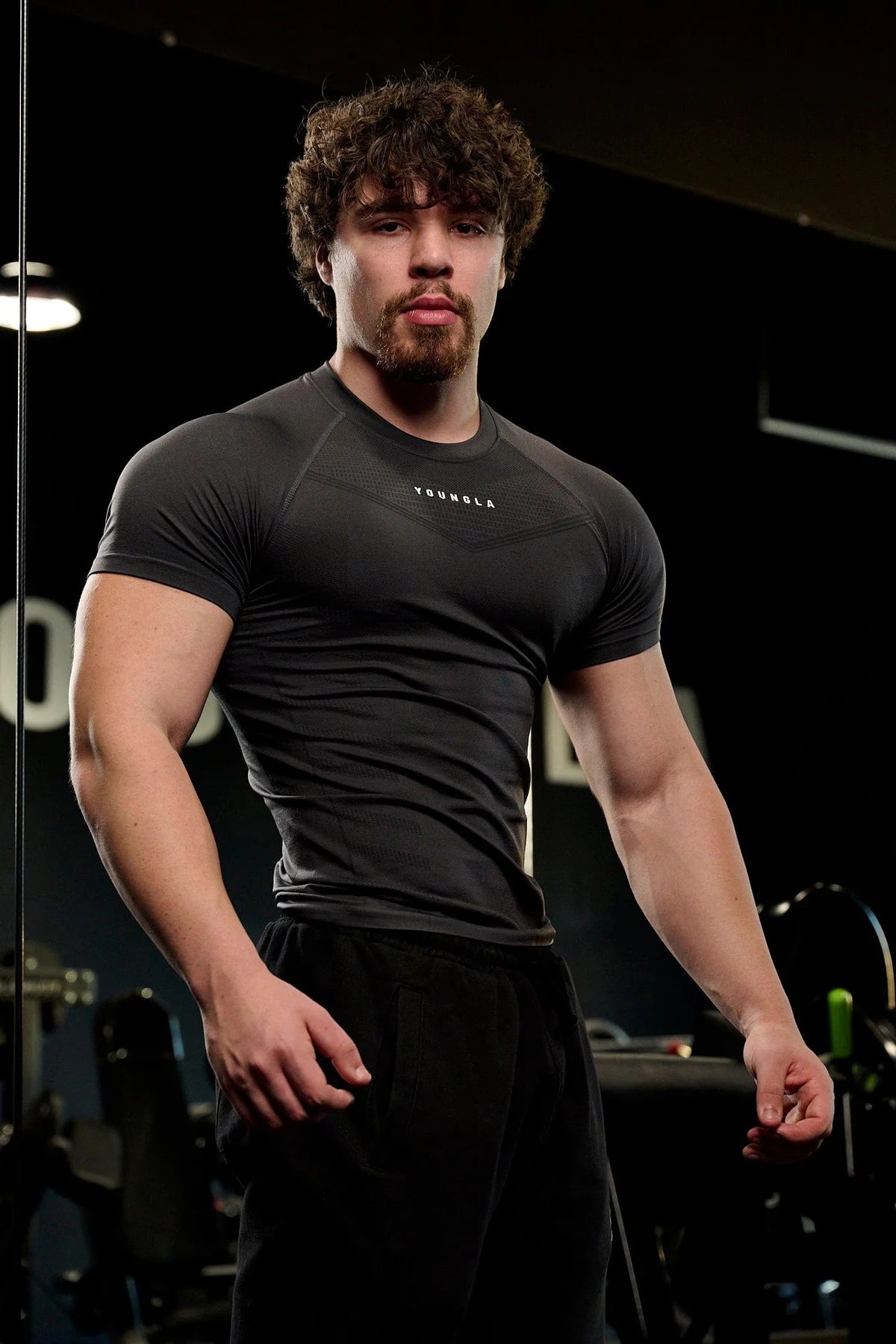 Young La 475 SuperVillain Compression Tees 'Black'